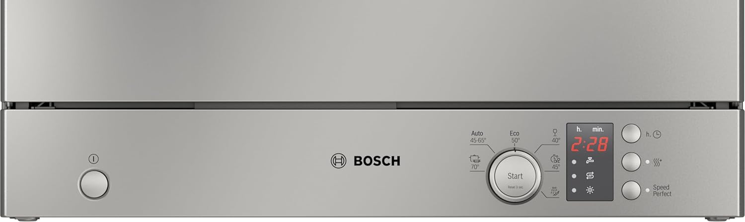 SKS2ITI00E, Série 2, Lave-vaisselle compact 55cm, Pose-libre, Argent