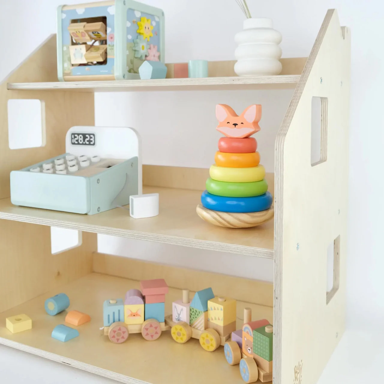 Piramide in legno per bambini 