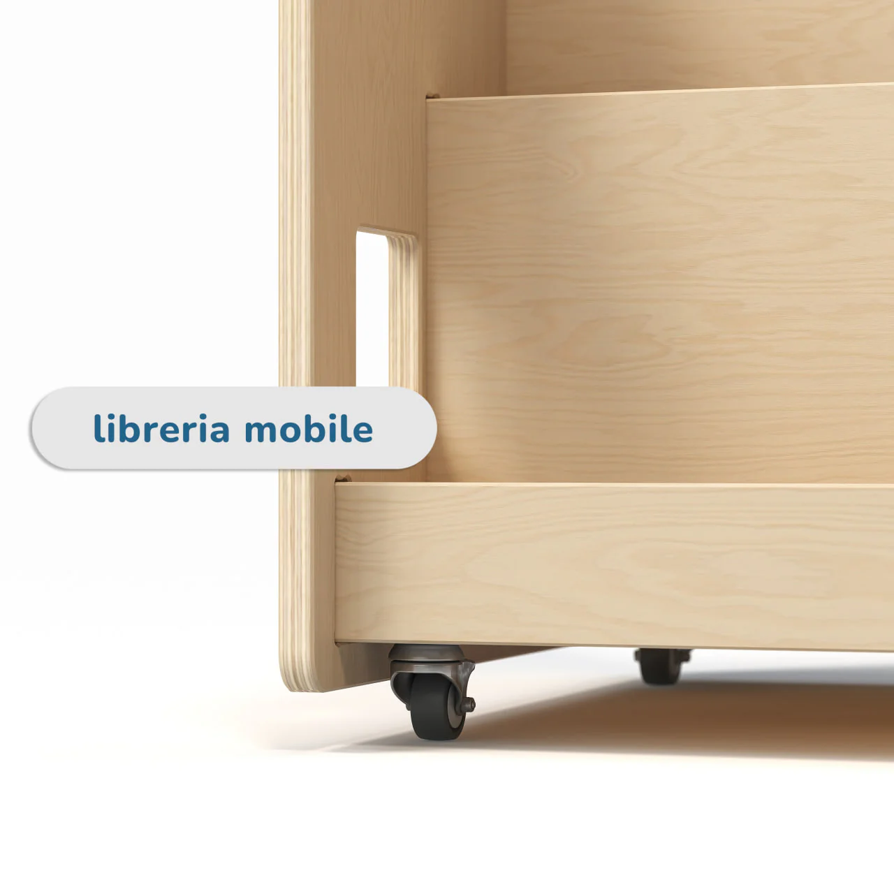 Libreria reversibile su ruote BusyKids - Natura