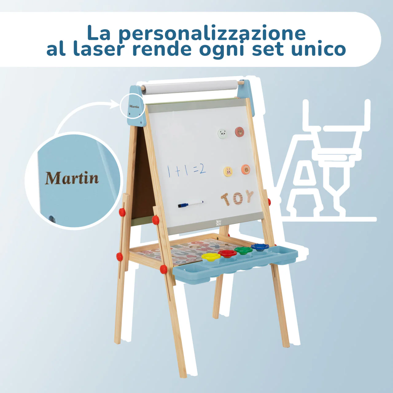 Cavalletto da disegno in piedi BusyKids
