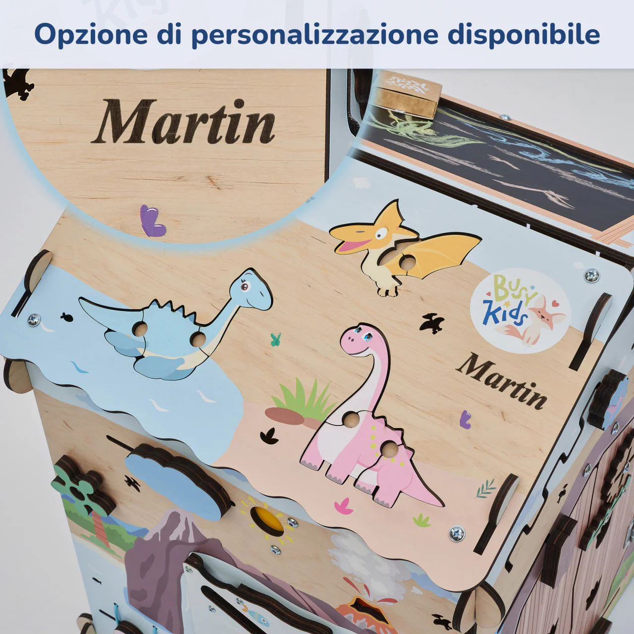 Casetta Montessori in Legno DINO con illuminazione