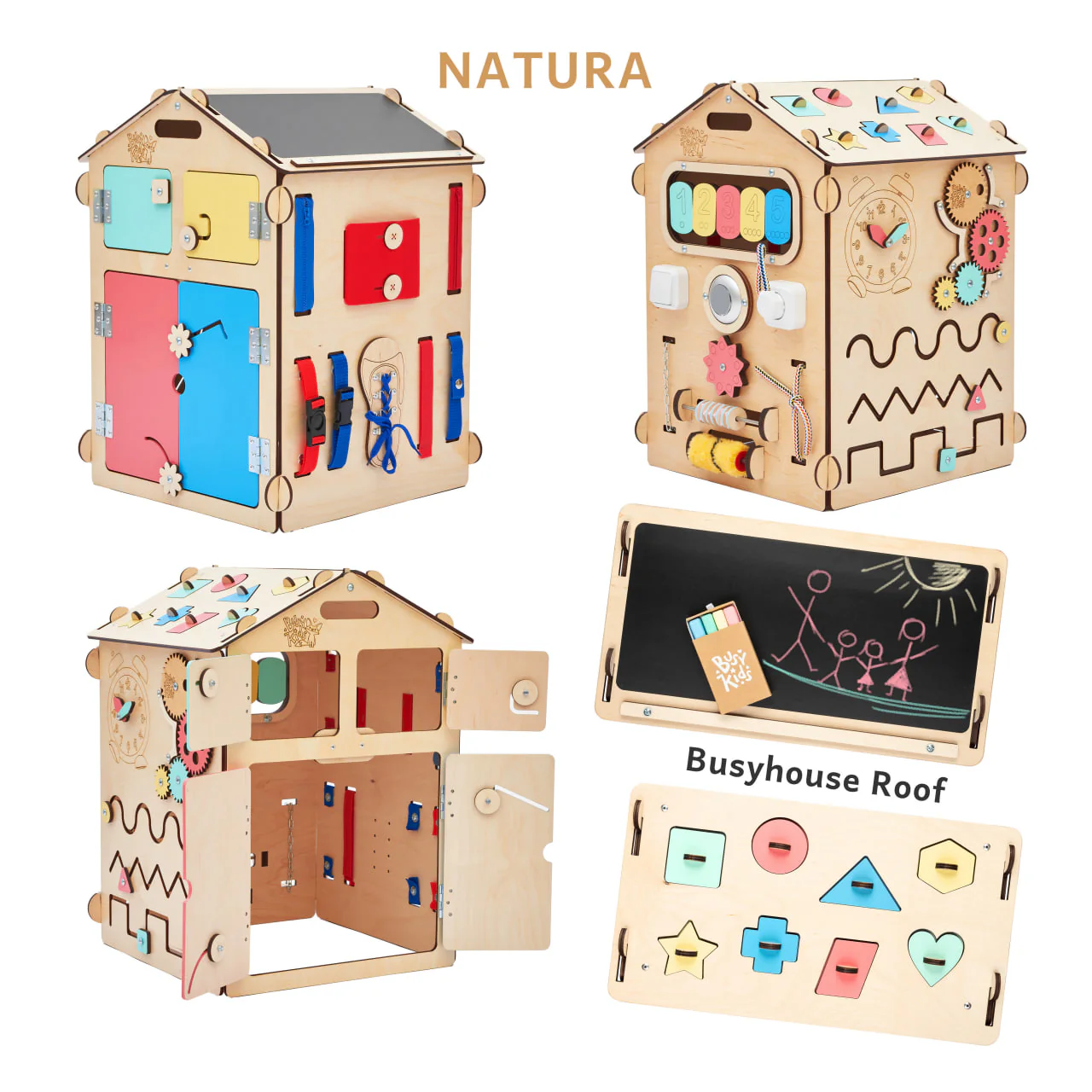 Casetta Montessori in Legno Natura