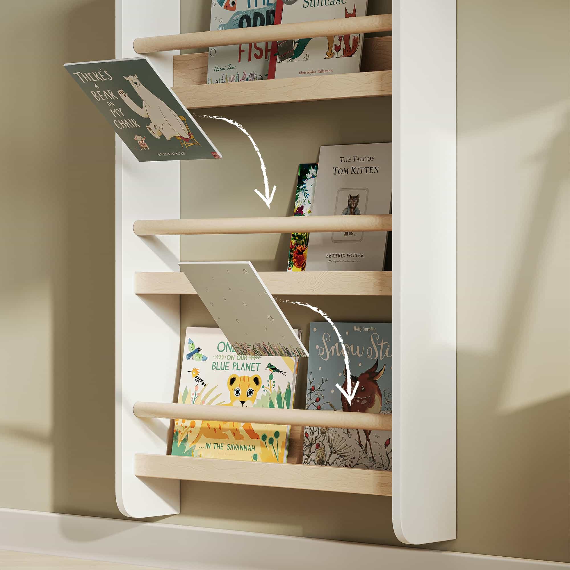 Libreria da parete MOMO