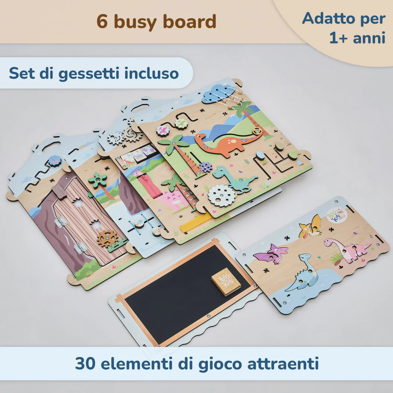 Casetta Montessori in Legno DINO con illuminazione