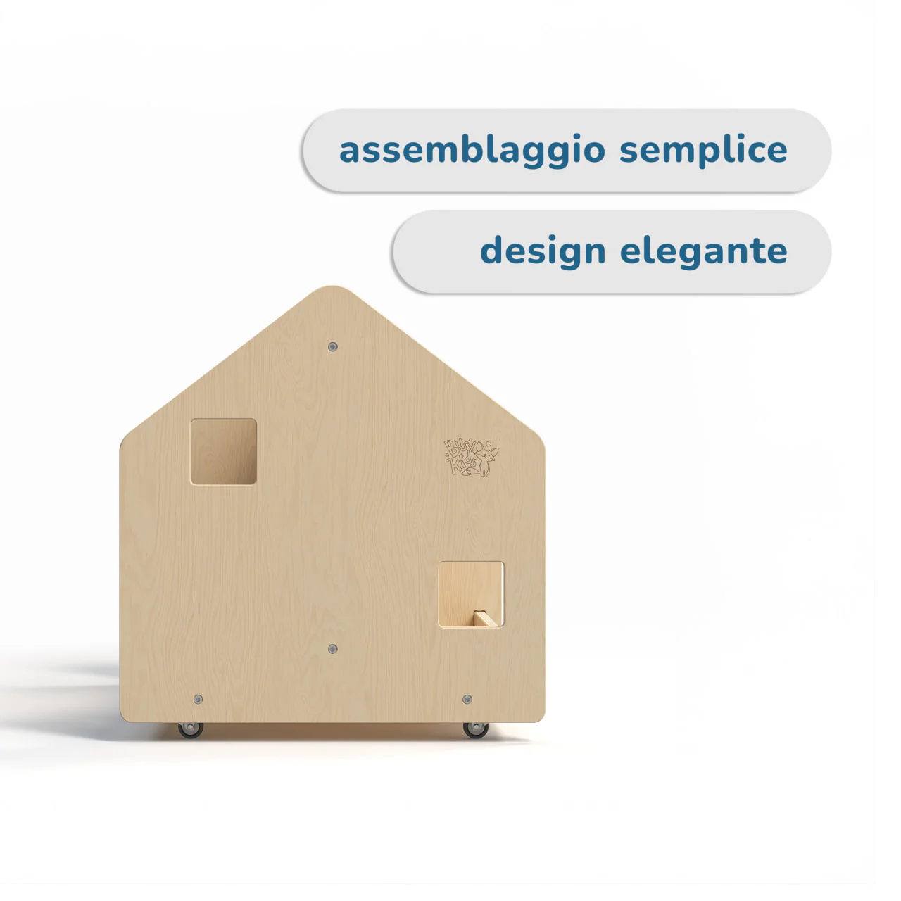 Libreria reversibile su ruote BusyKids - Natura