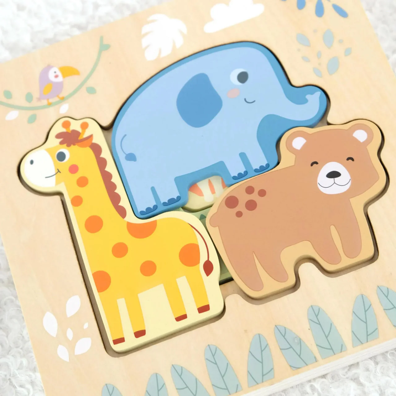 Puzzle multi-livello “Animali” BusyKids