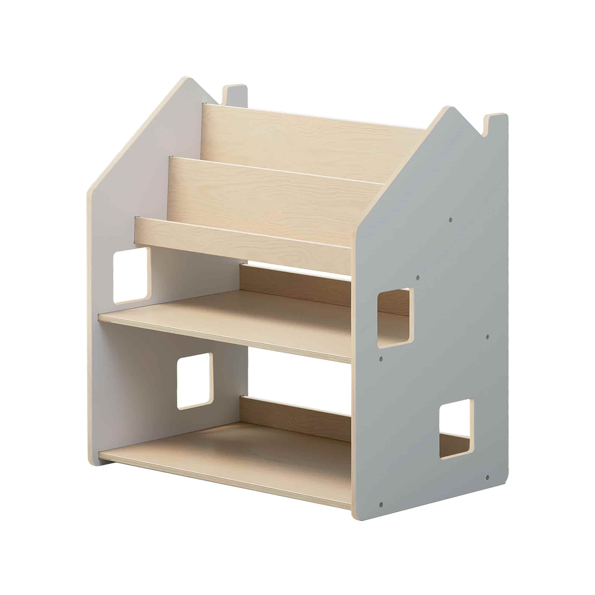 Scaffale Montessori 2-in-1 universale - Bianco