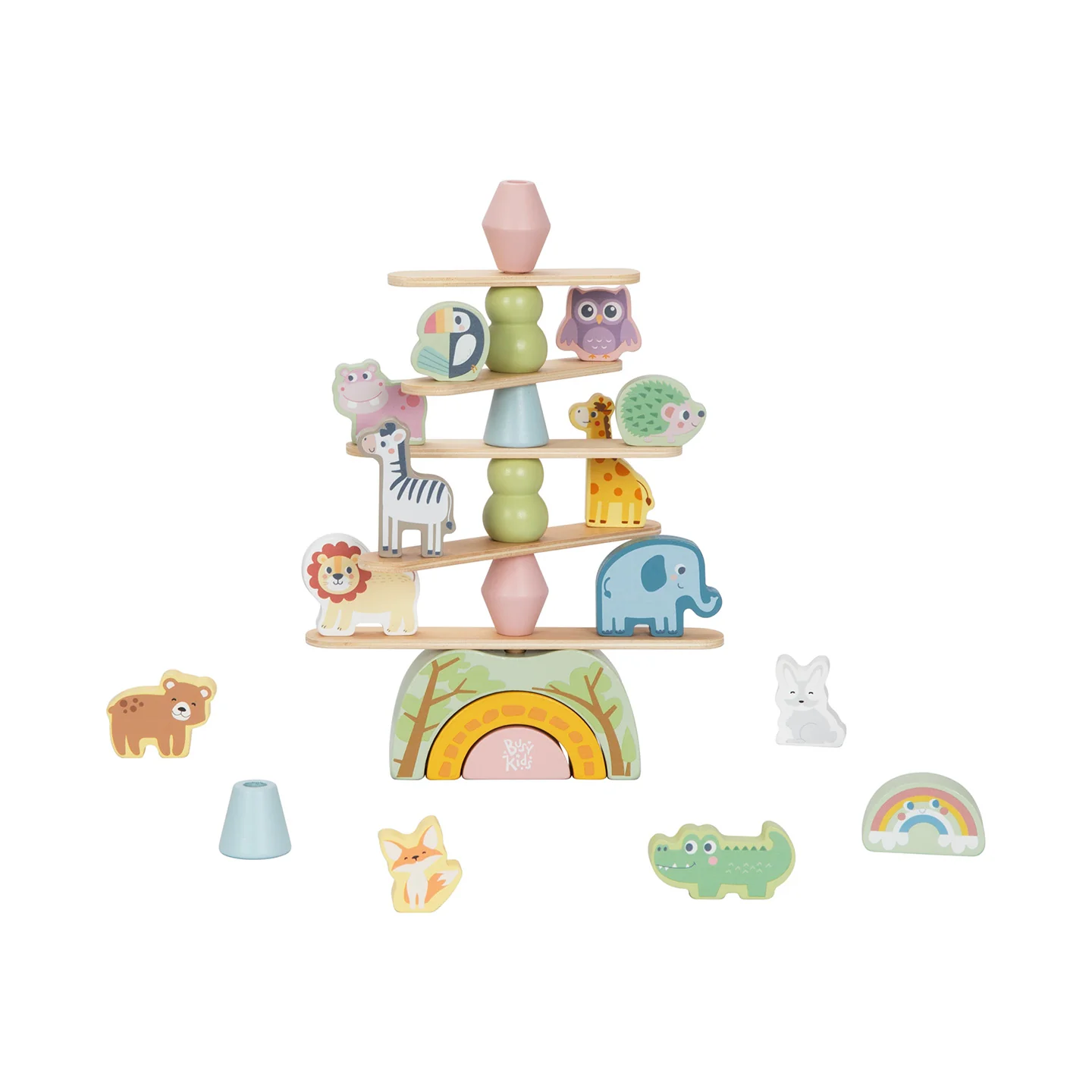 Gioco di impilamento di animali BusyKids