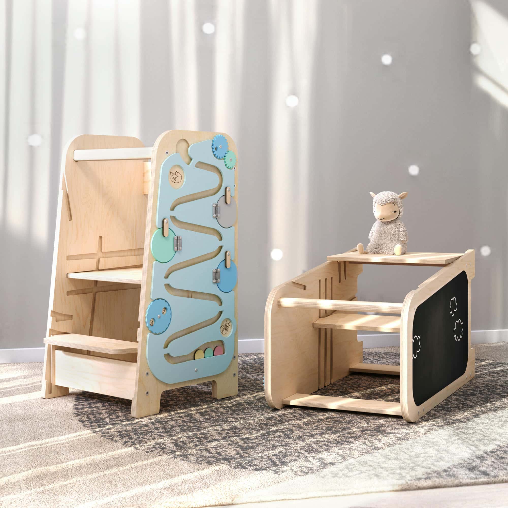 Torre Montessoriana multifunzionale 5in1