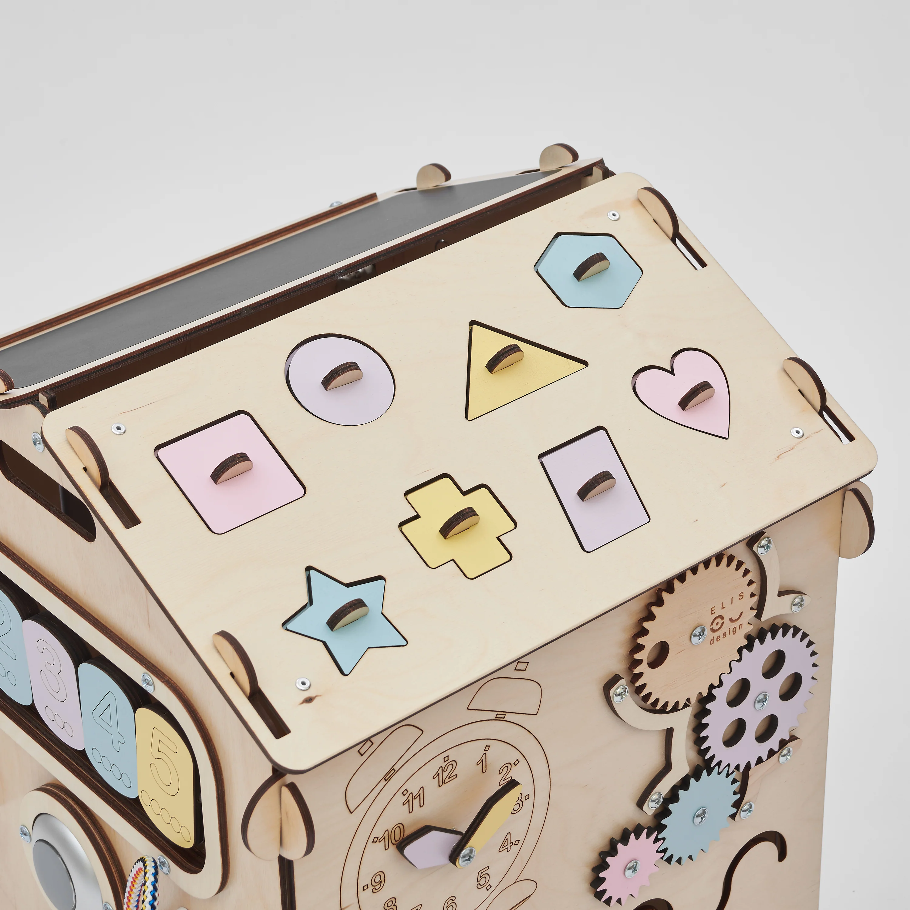 Casetta Montessori in Legno Natura Pastello - Edizione limitata