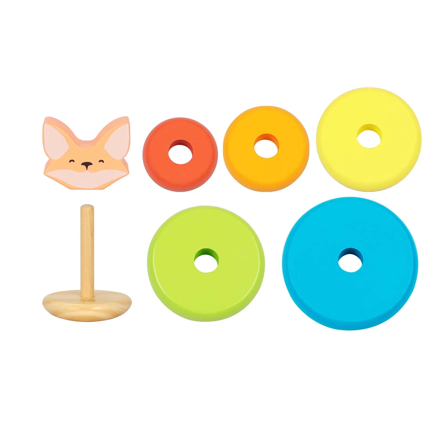 Piramide in legno per bambini 