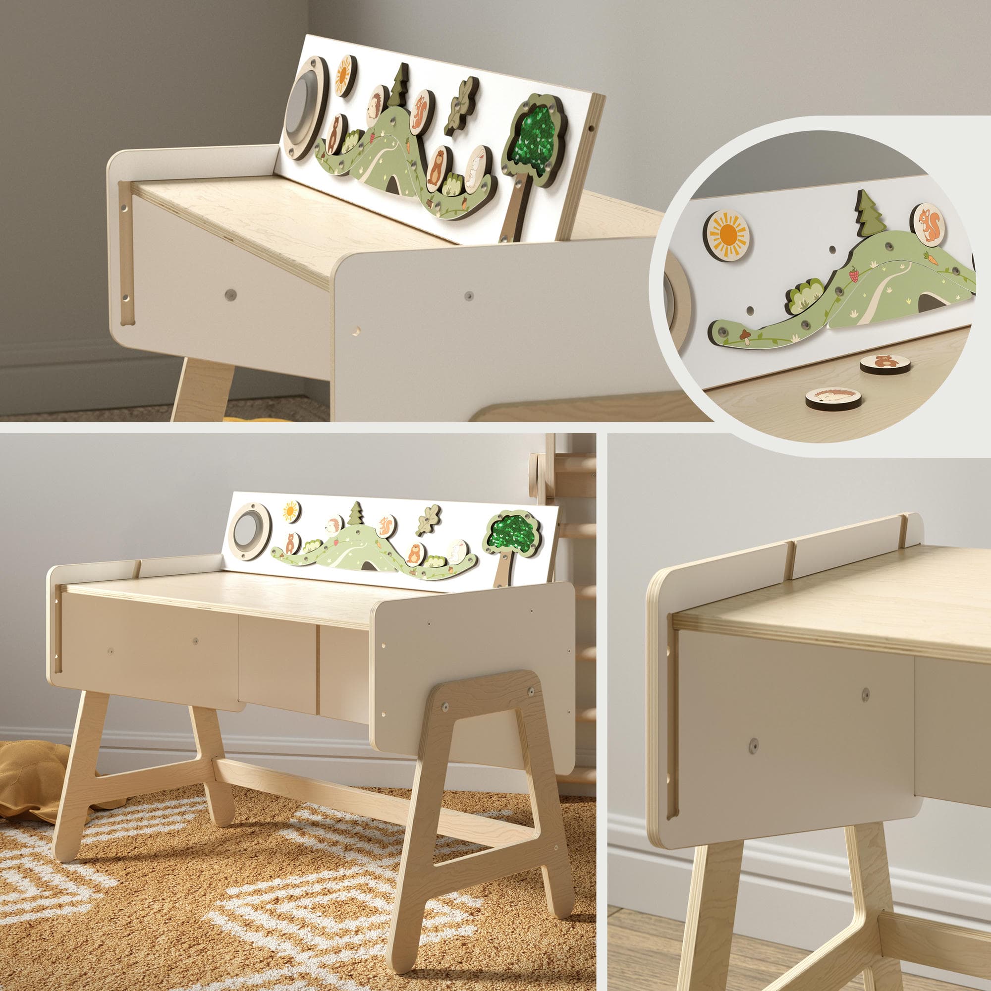 Scaffale per giocattoli / Tavolino LILU