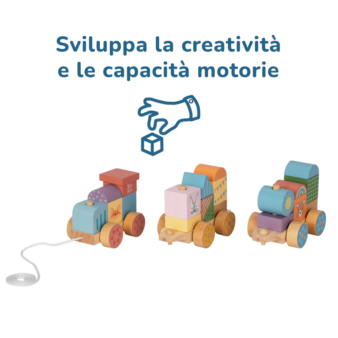 BusyKids Trenino con blocchi