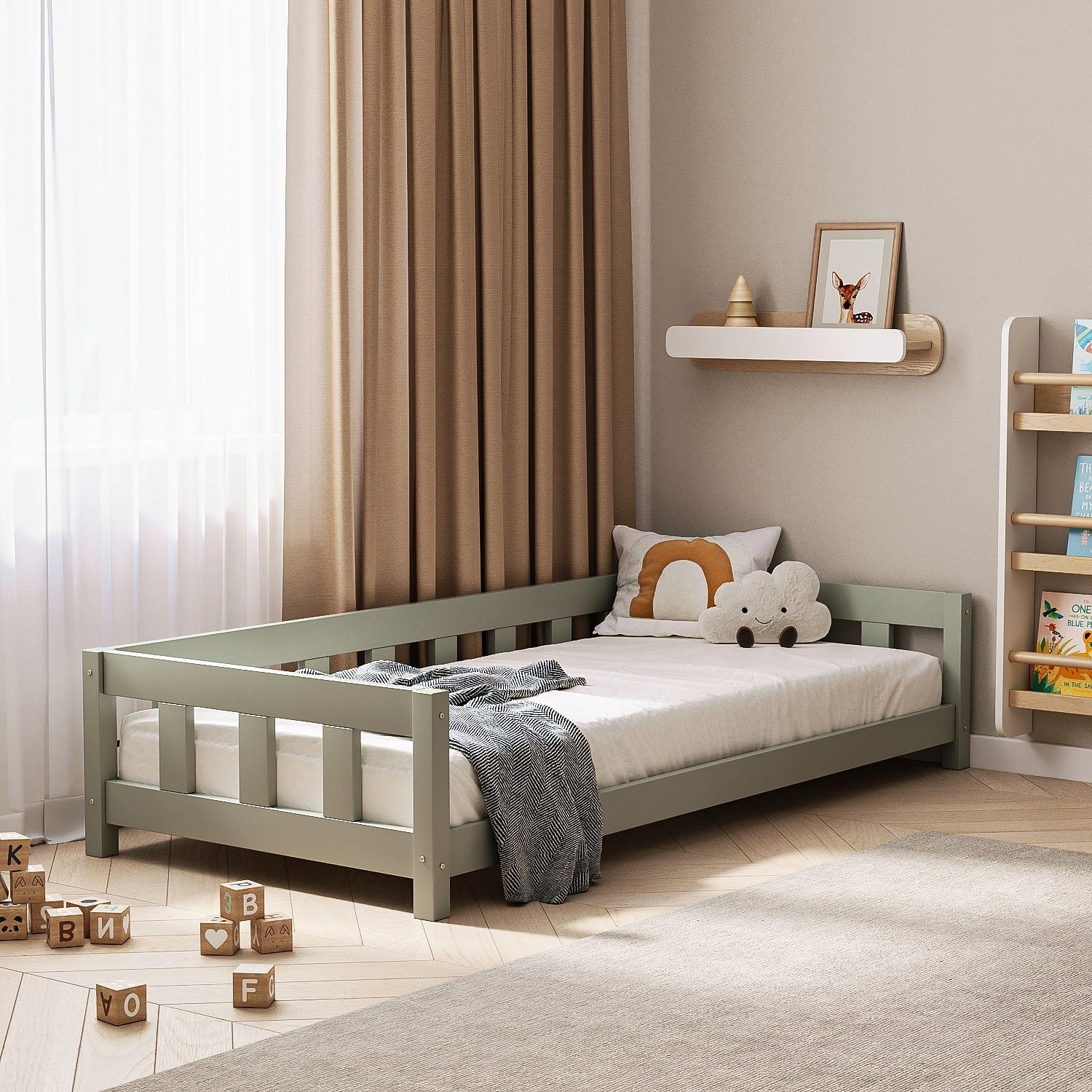 Letto singolo BusyKids STANDART con ingresso aperto