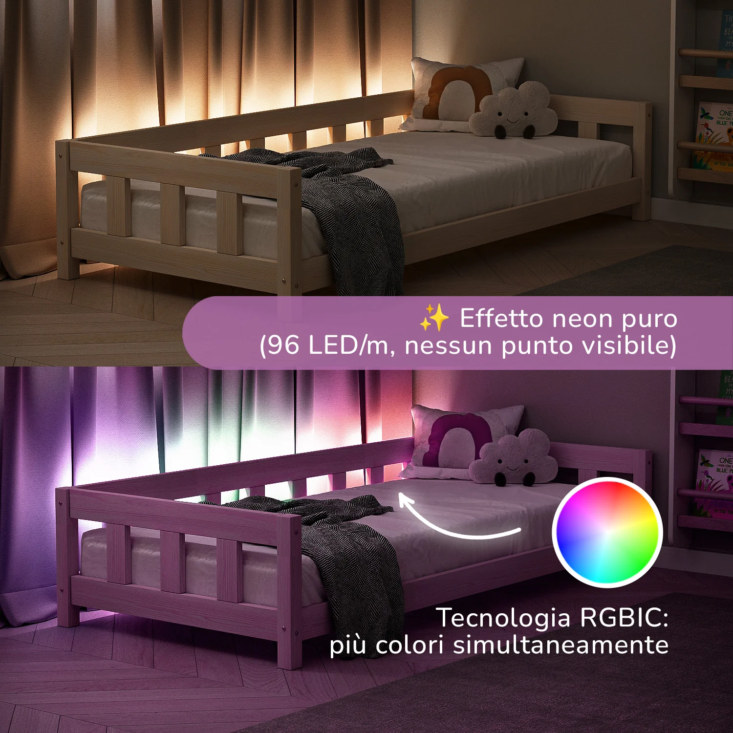 BusyKids Illuminazione Universale – un sistema intelligente per lettini per bambini