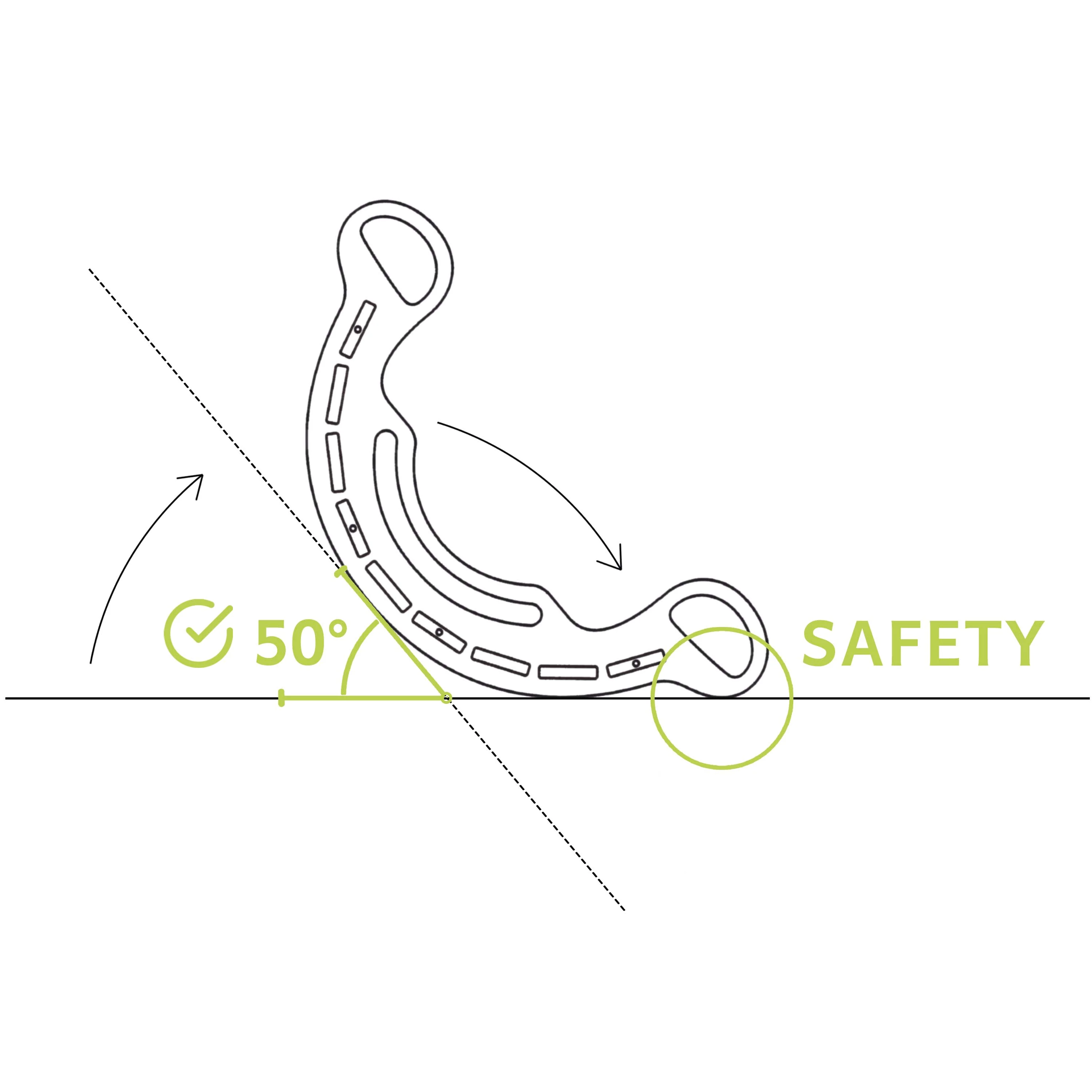 Arco Montessori/ Dondolo Montessori in legno