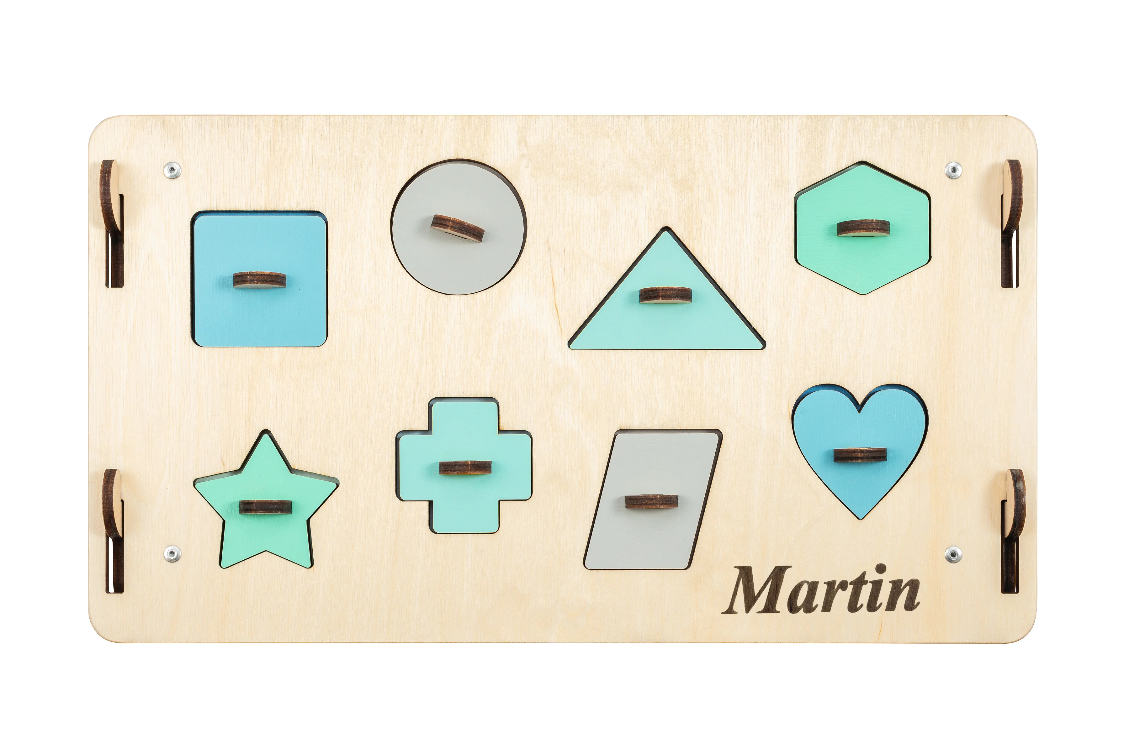 Casetta Montessori in Legno Natura Menta – Edizione Limitata