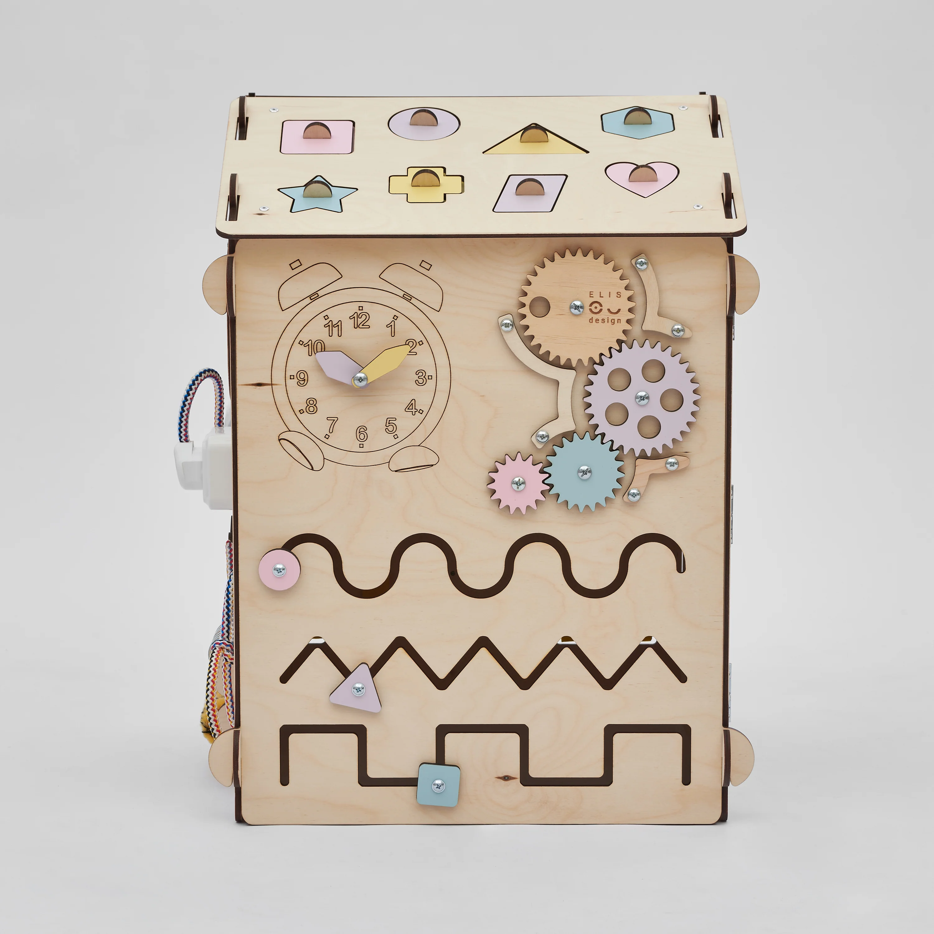 Casetta Montessori in Legno Natura Pastello - Edizione limitata