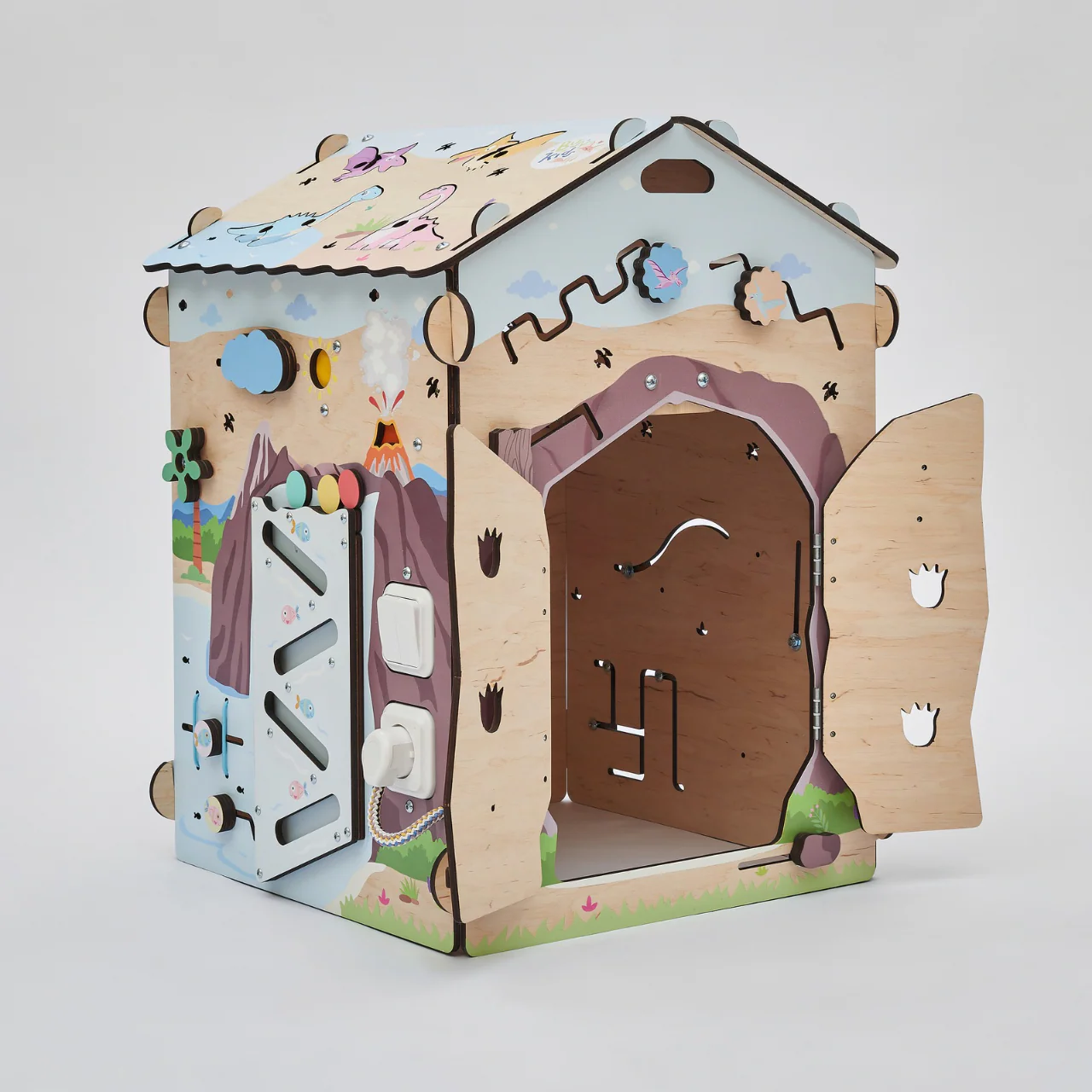 Casetta Montessori in Legno DINO con illuminazione