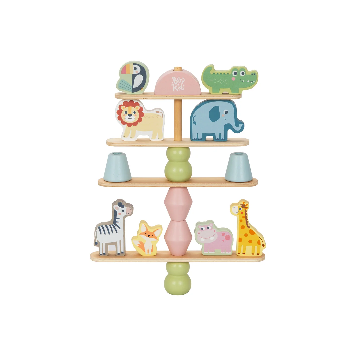 Gioco di impilamento di animali BusyKids