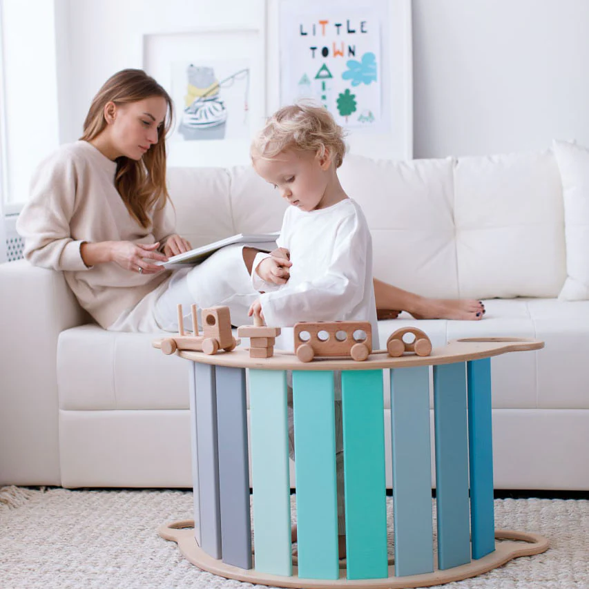 Arco Montessori/ Dondolo Montessori in legno