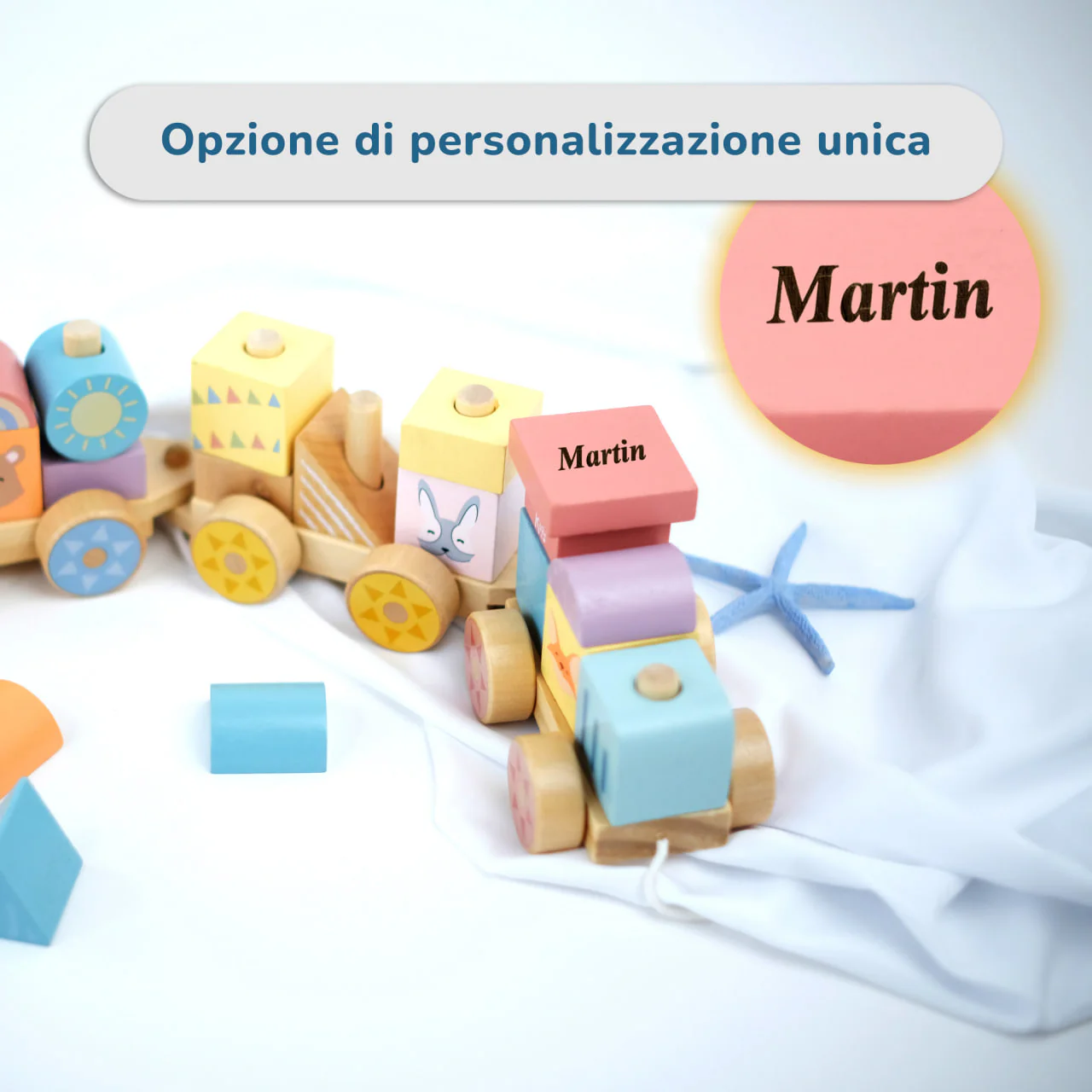 BusyKids Trenino con blocchi