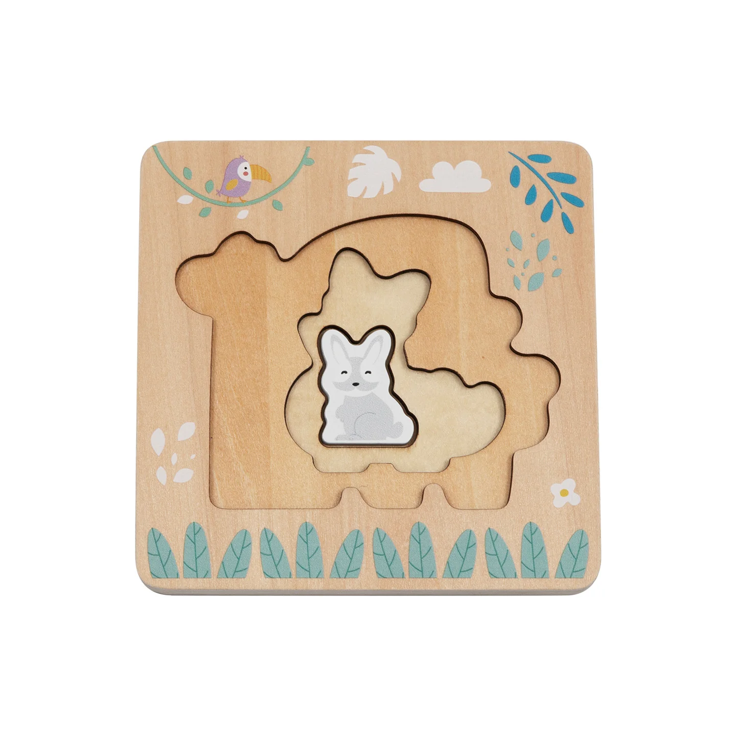 Puzzle multi-livello “Animali” BusyKids