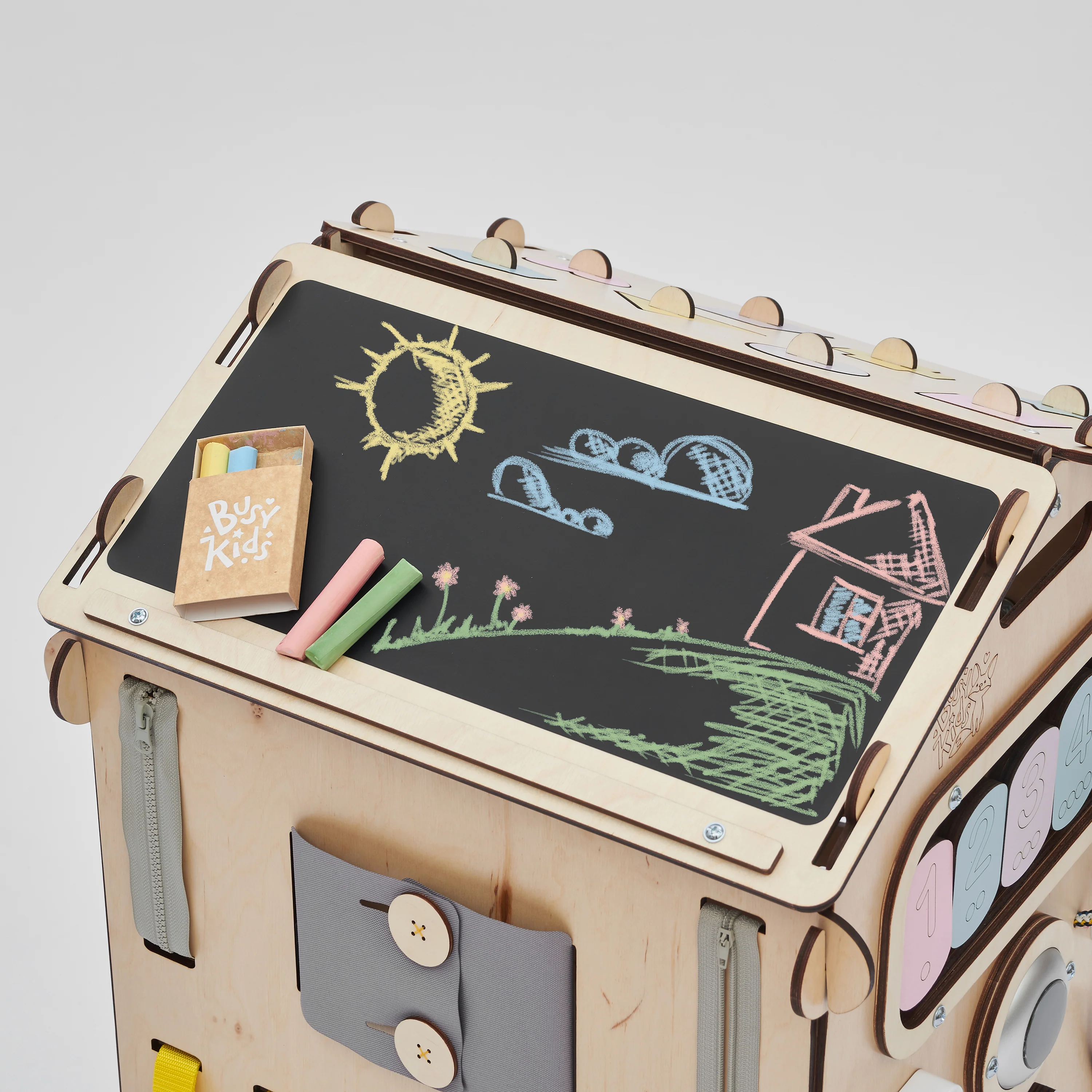 Casetta Montessori in Legno Natura Pastello - Edizione limitata