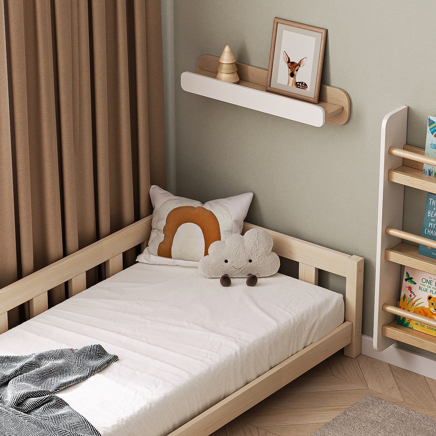 Letto singolo BusyKids STANDART con ingresso aperto