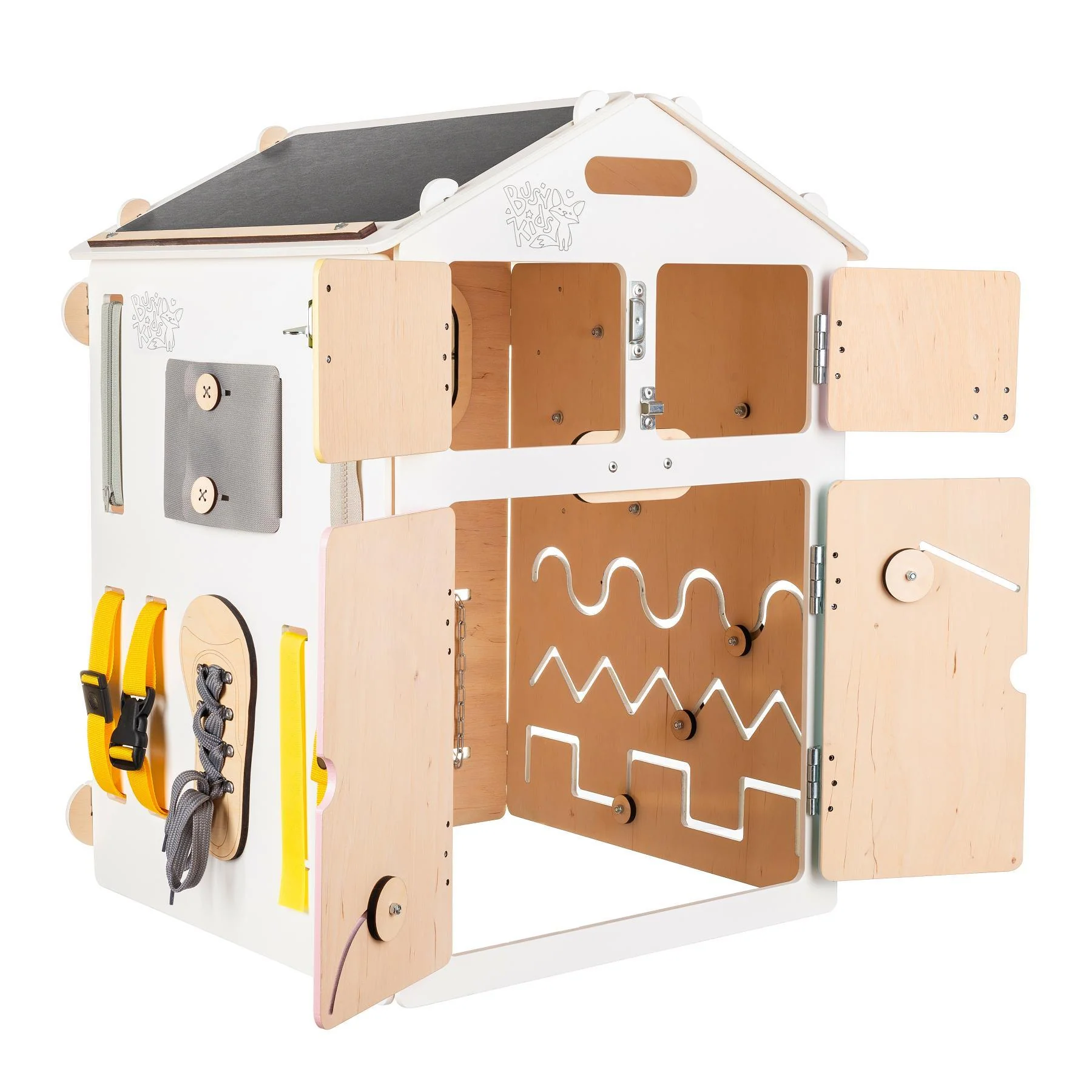 Casetta Montessori in Legno Pastello Bianco – Edizione Limitata