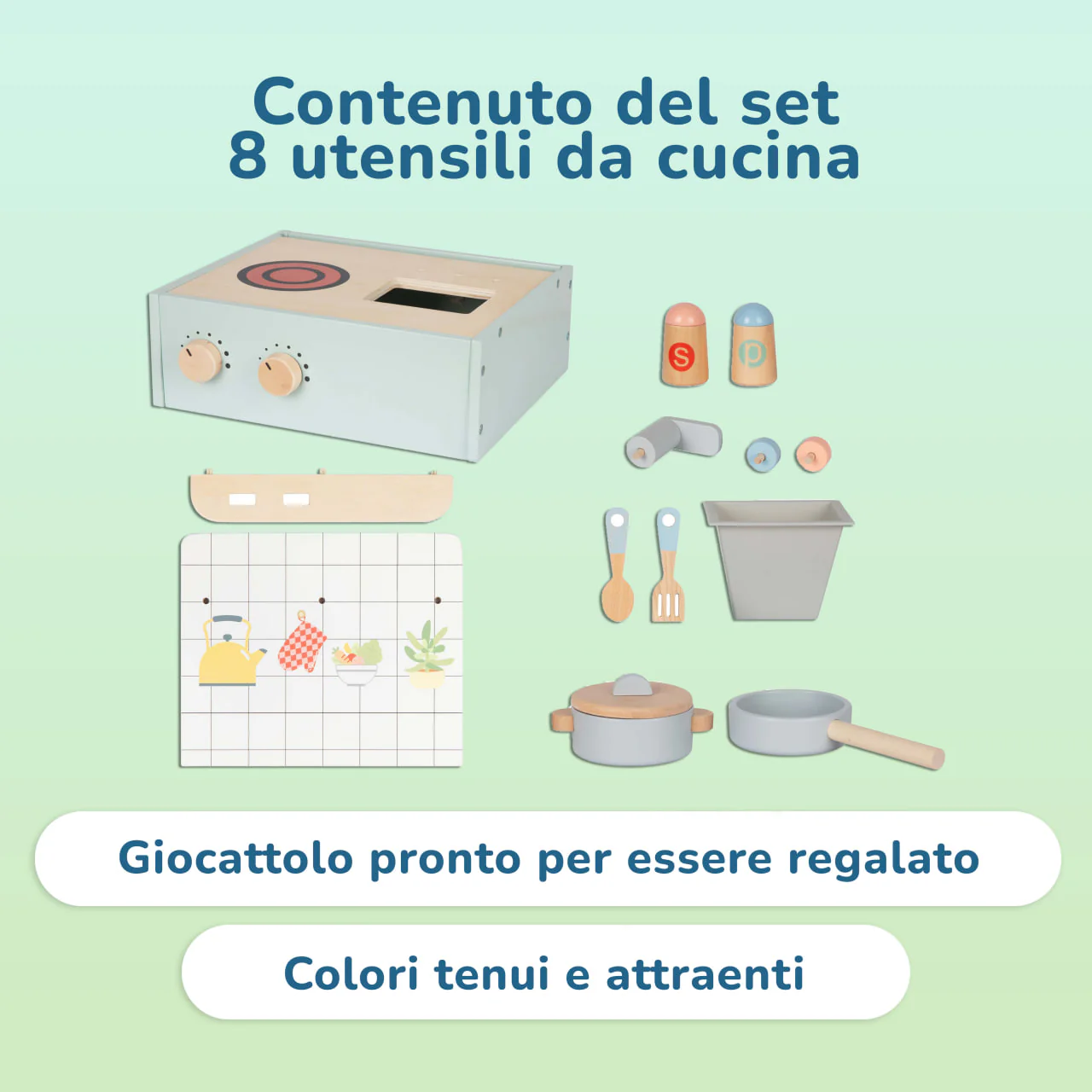 Cucina giocattolo mobile per bambini BusyKids