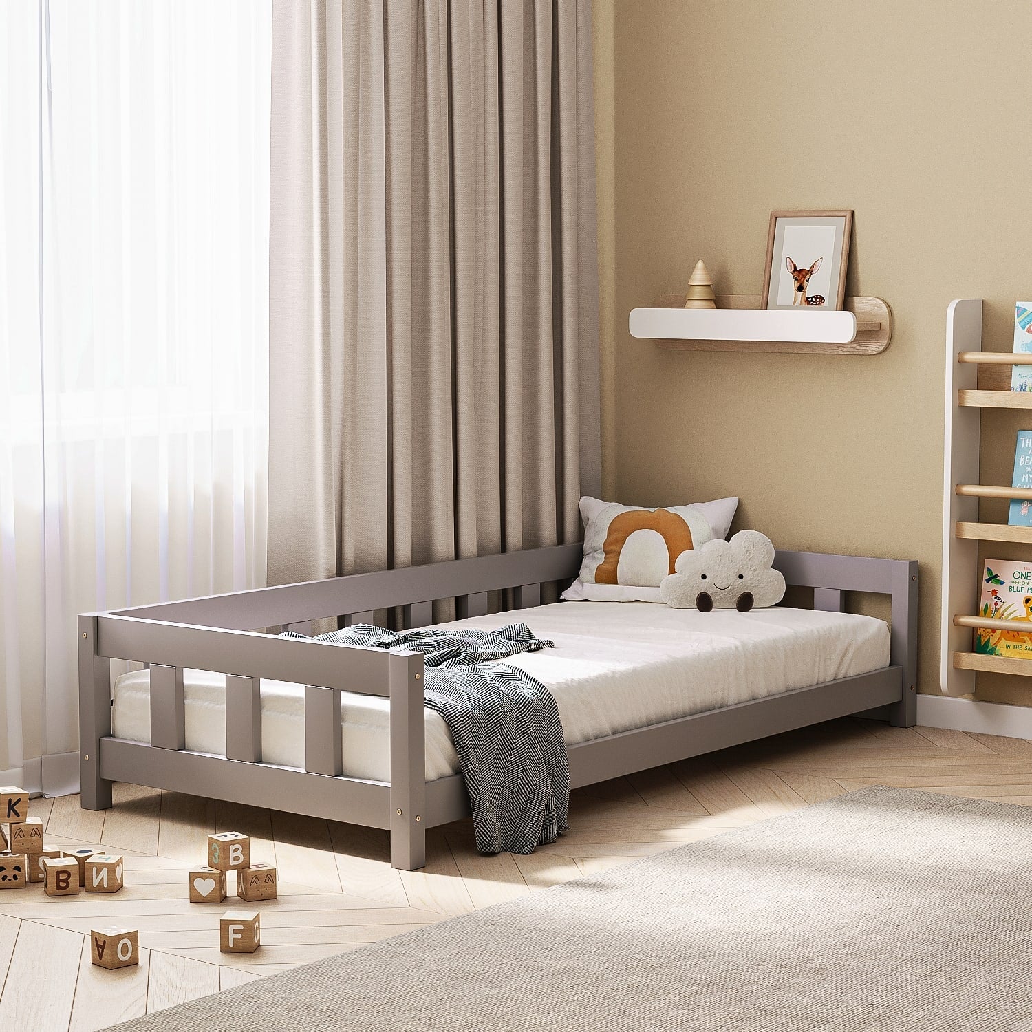 Letto singolo BusyKids STANDART con ingresso aperto