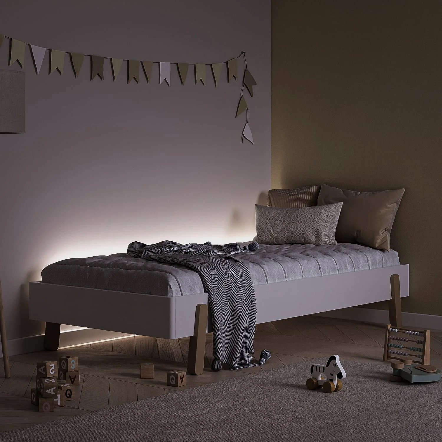 BusyKids Letto Singolo NORDI 200×90 cm