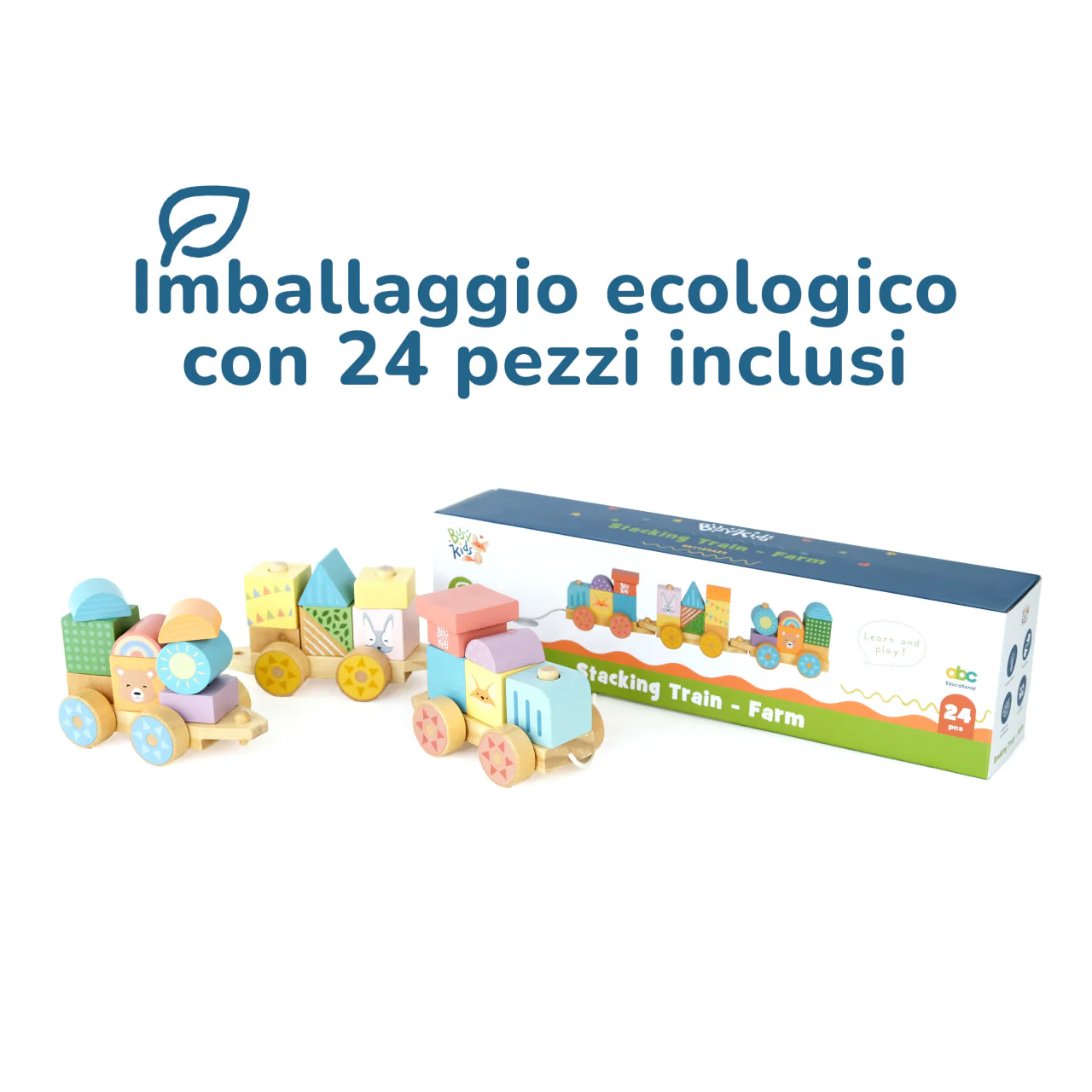 BusyKids Trenino con blocchi