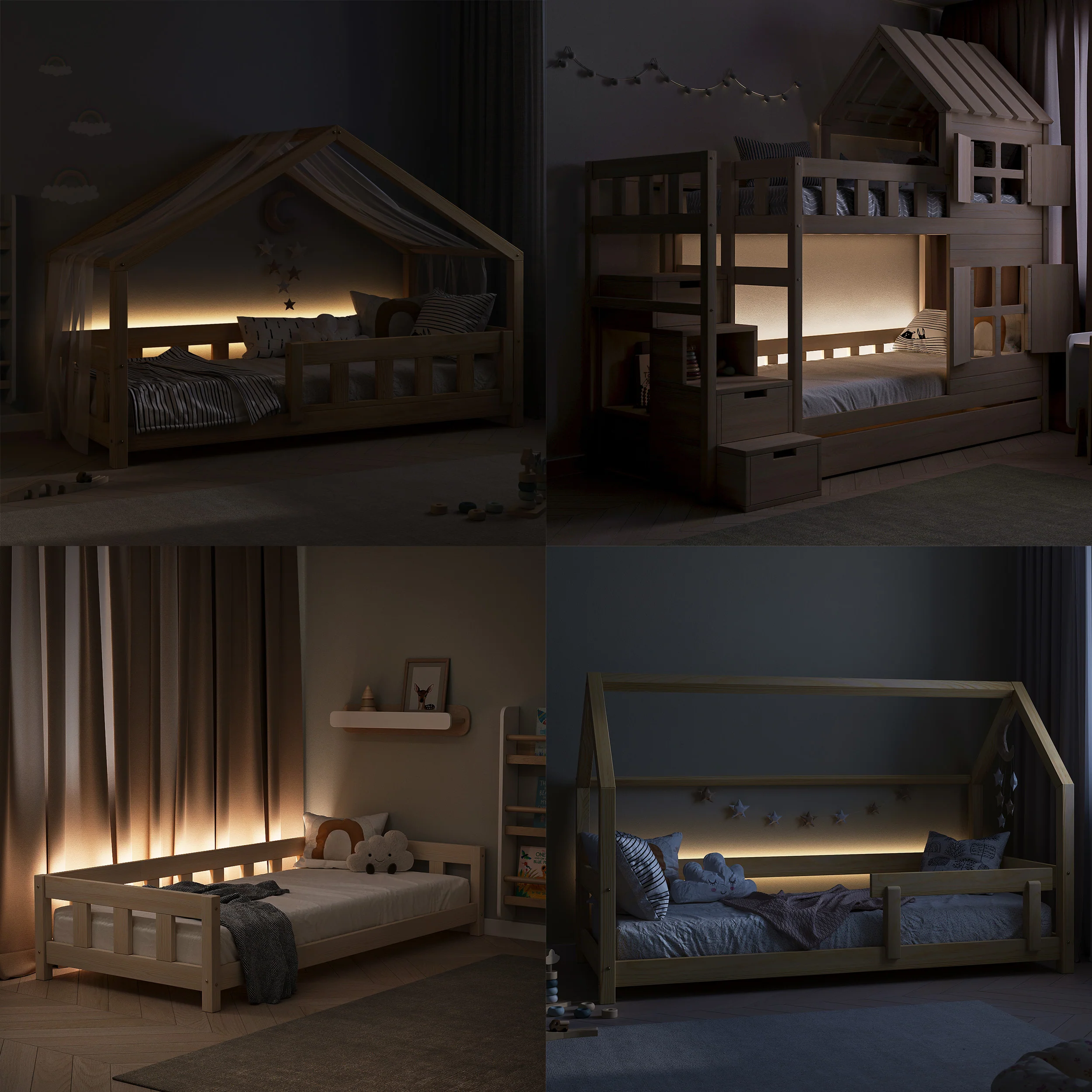 BusyKids Illuminazione Universale – un sistema intelligente per lettini per bambini