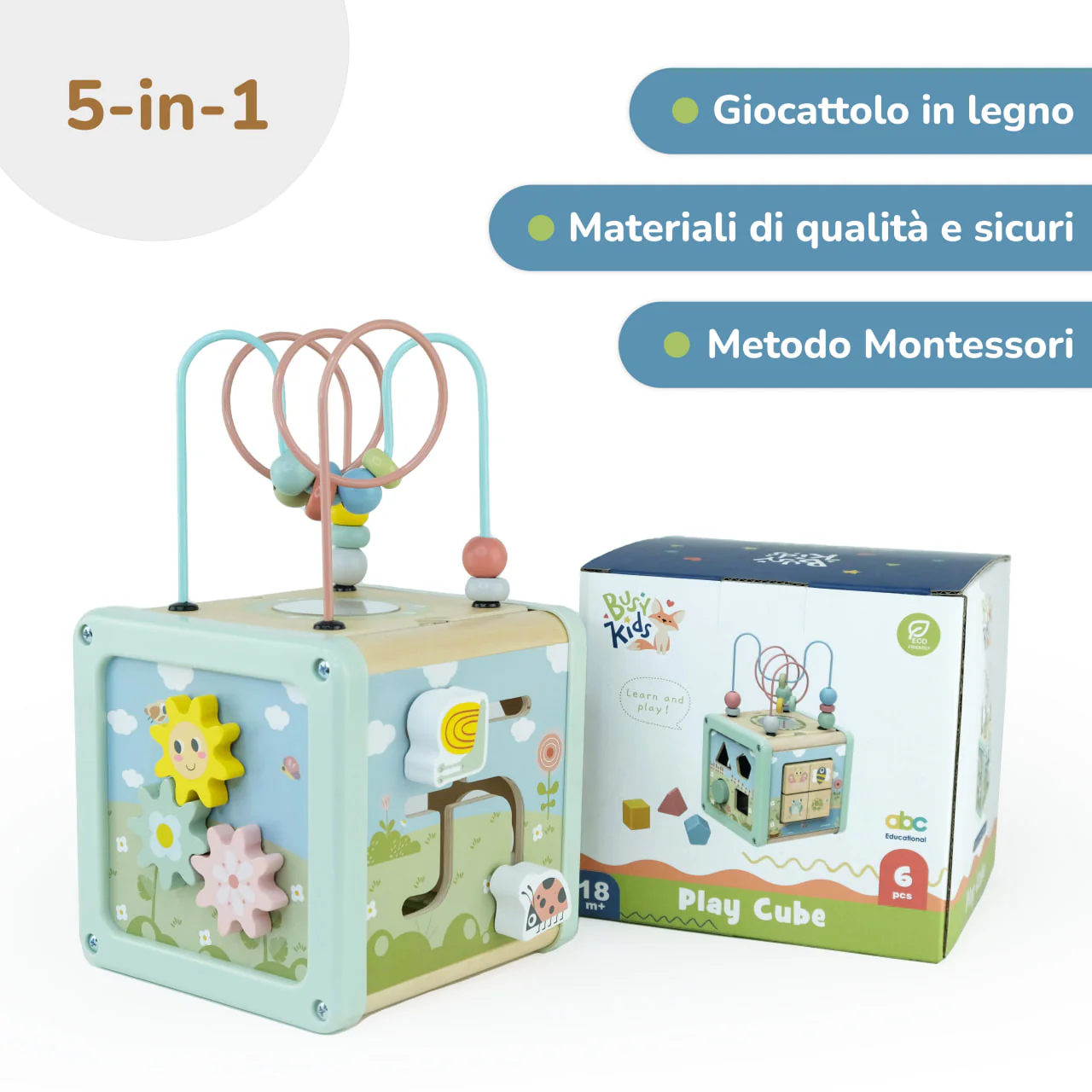 Cubo educativo multifunzionale BusyKids