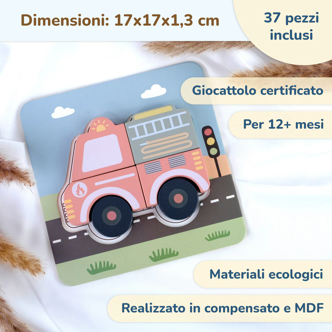 BusyKids Set puzzle “Trasporto”
