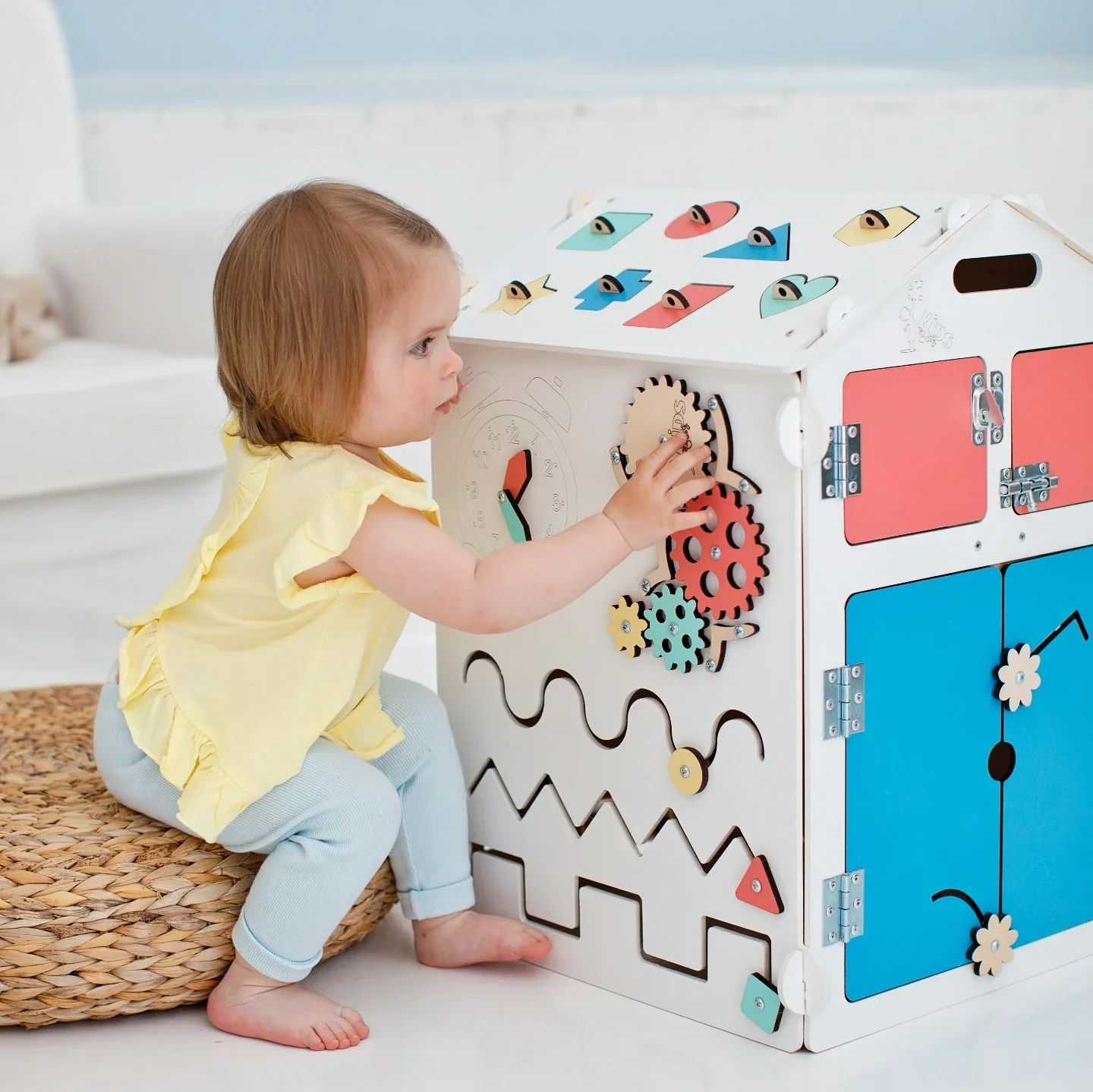 Casetta Montessori in Legno Bianco