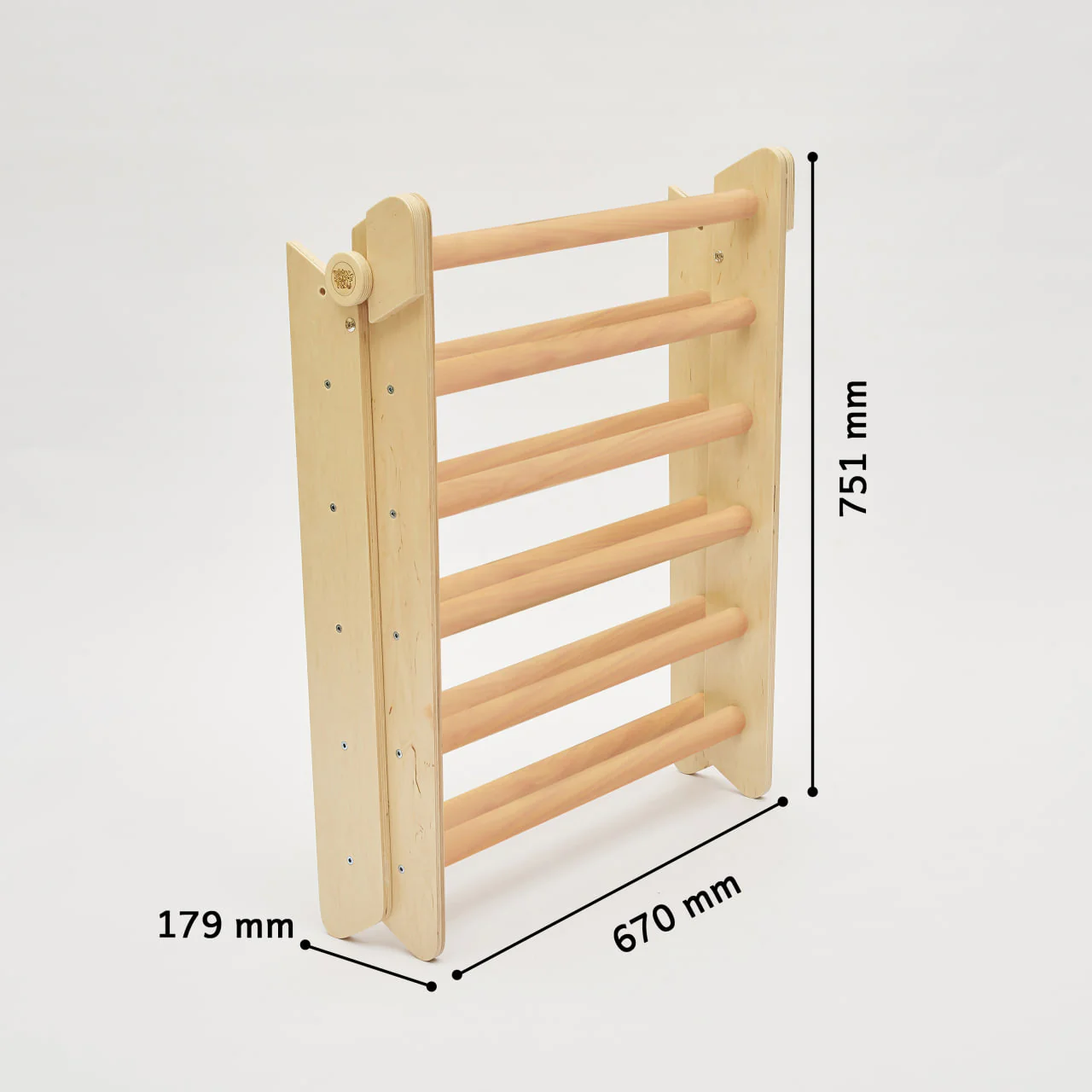 Set di triangolo di Pikler e tavola bifacciale