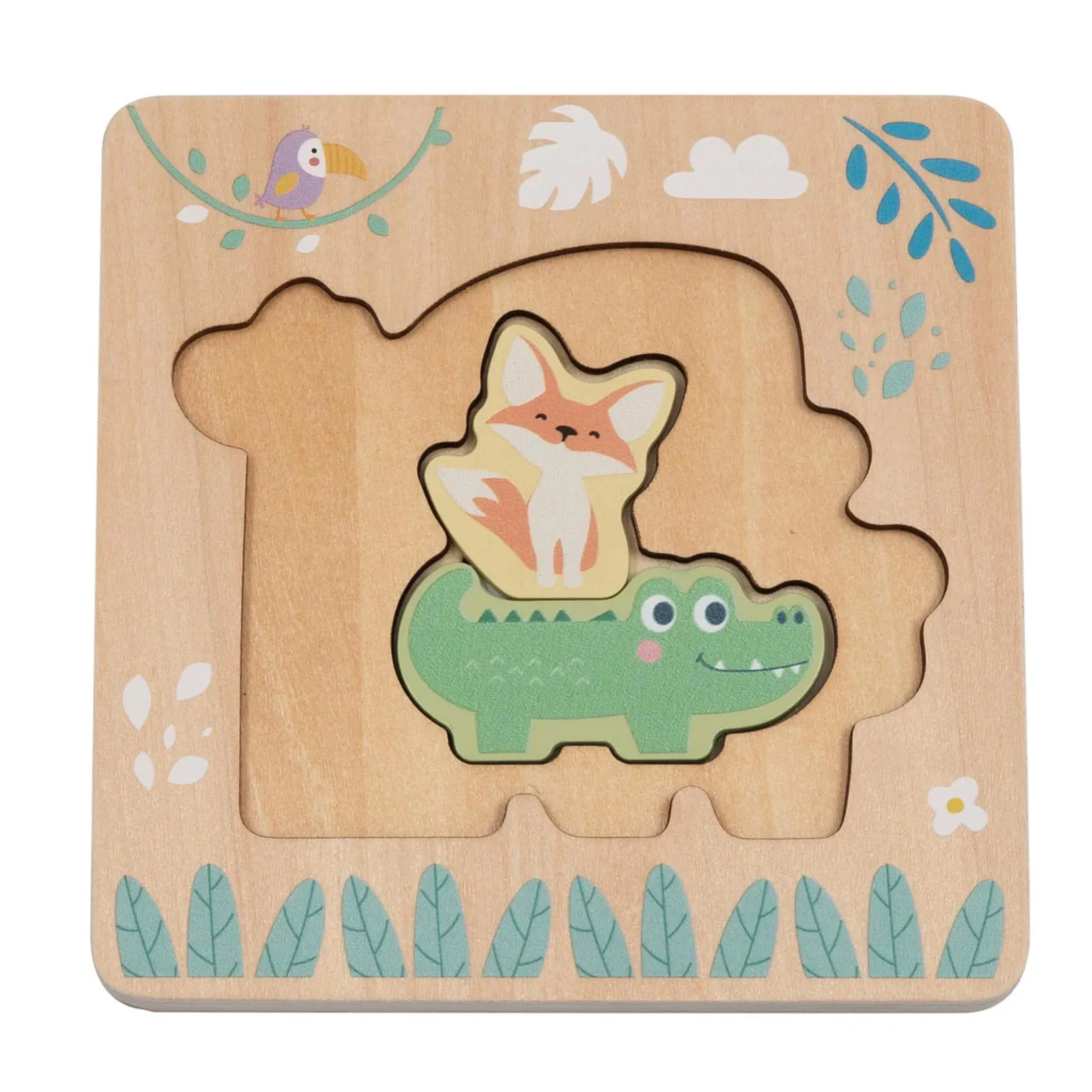 Puzzle multi-livello “Animali” BusyKids