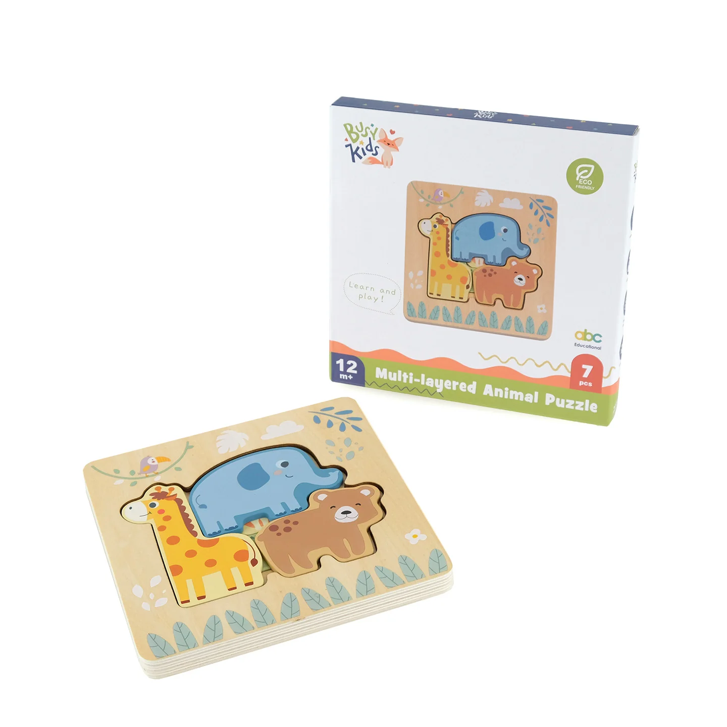 Puzzle multi-livello “Animali” BusyKids