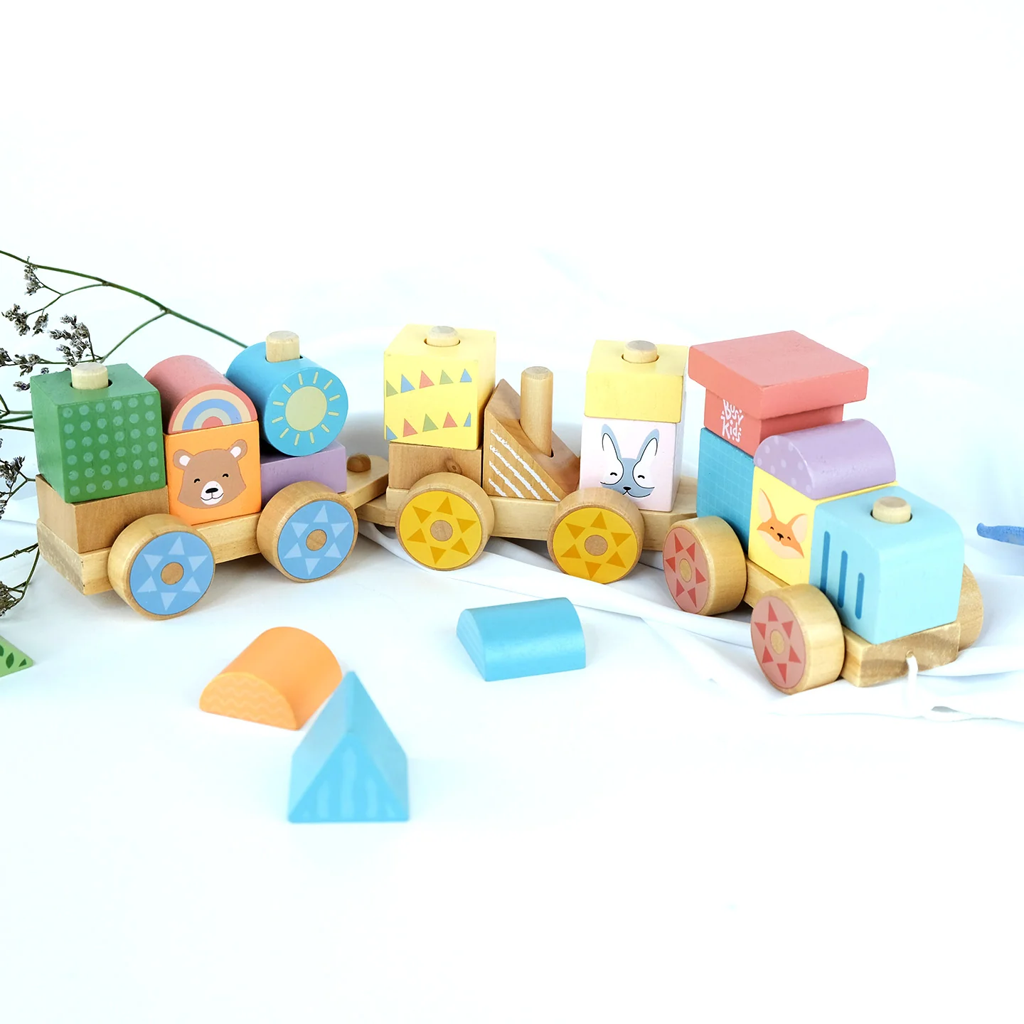 BusyKids Trenino con blocchi