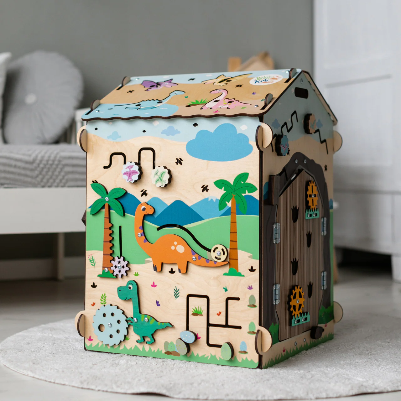 Casetta Montessori in Legno DINO con illuminazione