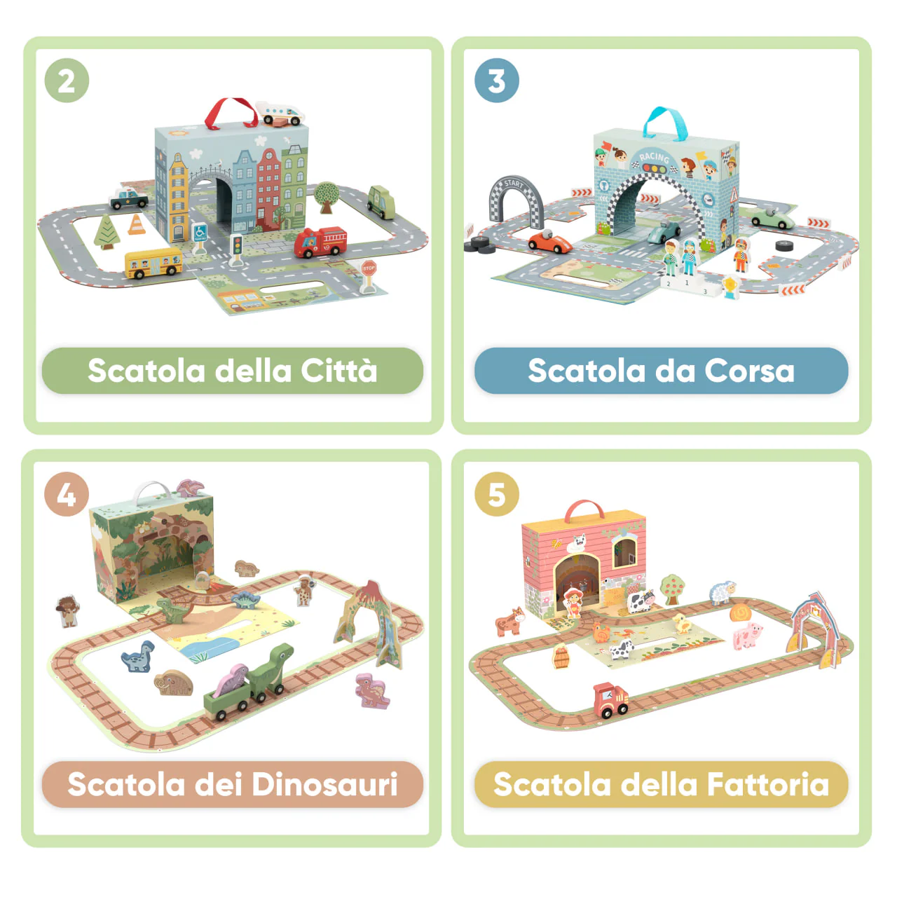 Set di gioco mobile “Caserma dei vigili del fuoco” BusyKids