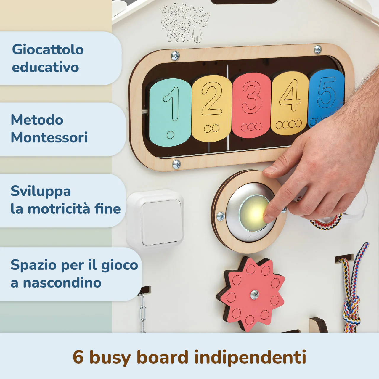 Casetta Montessori in Legno Bianco