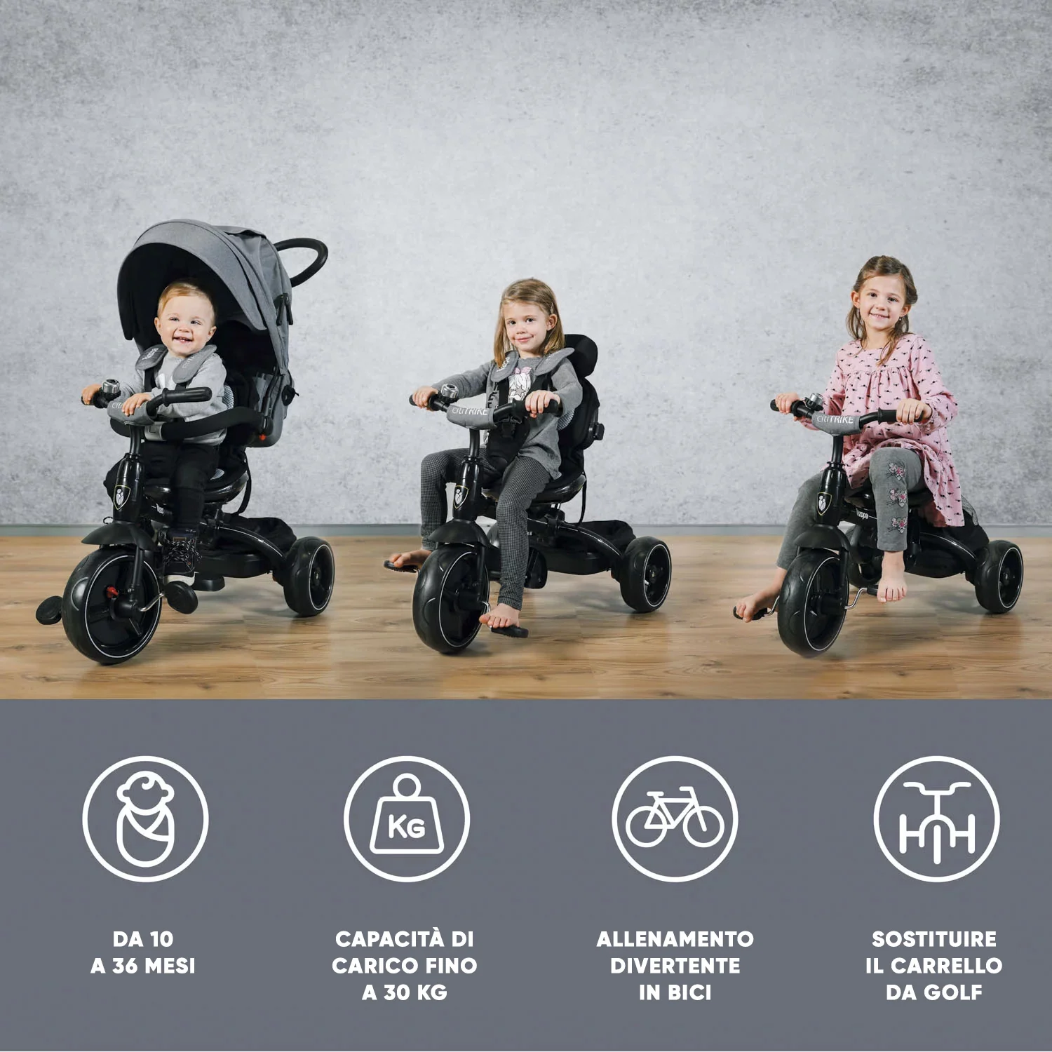 ZOPA Citi Trike – Il triciclo evolutivo per piccoli esploratori