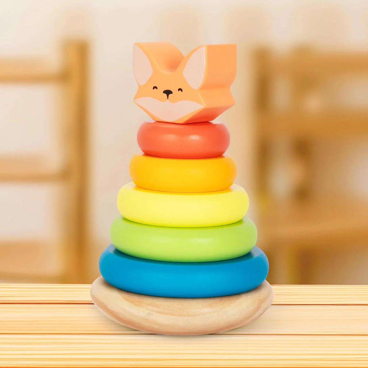 Piramide in legno per bambini 