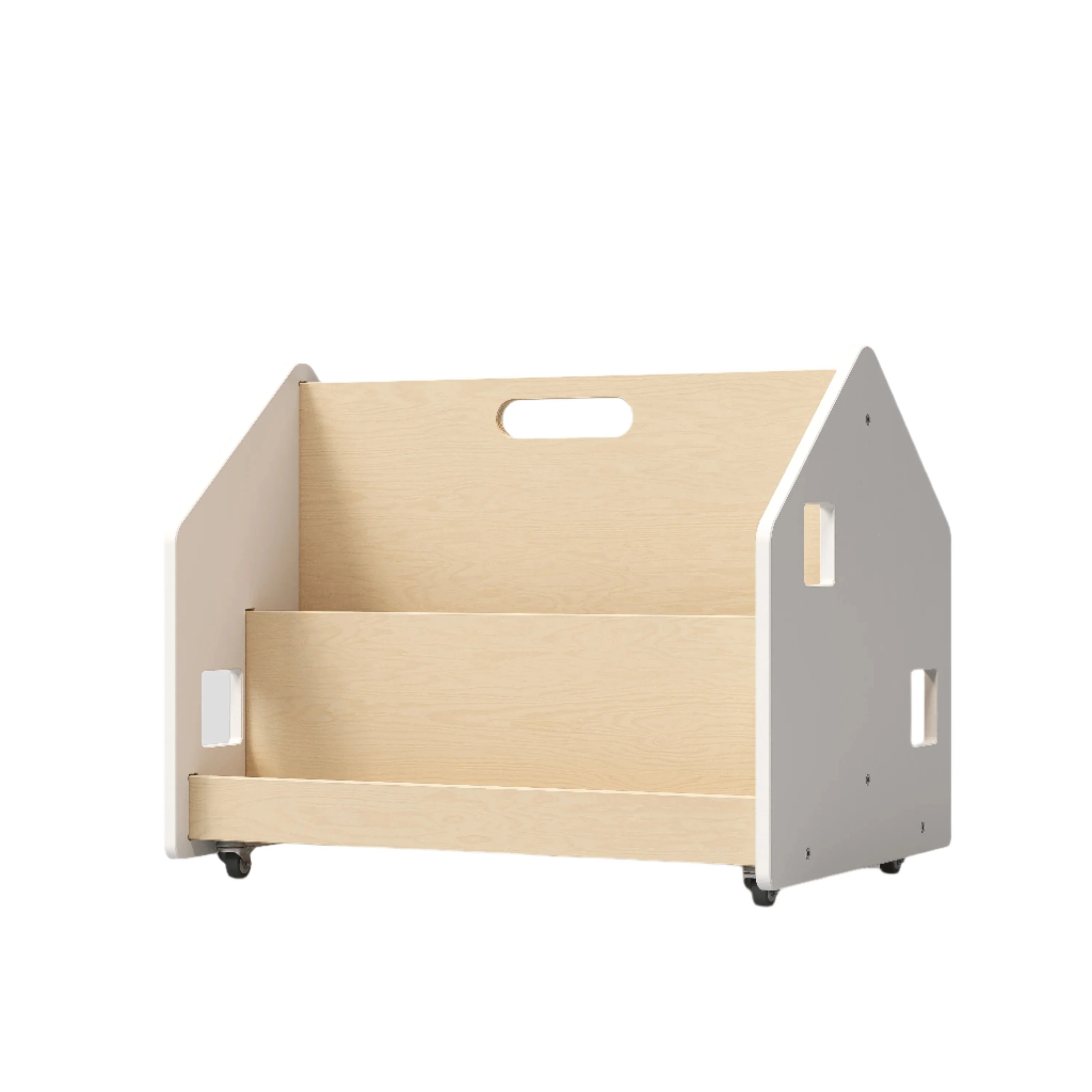 Libreria reversibile su ruote BusyKids - Bianco