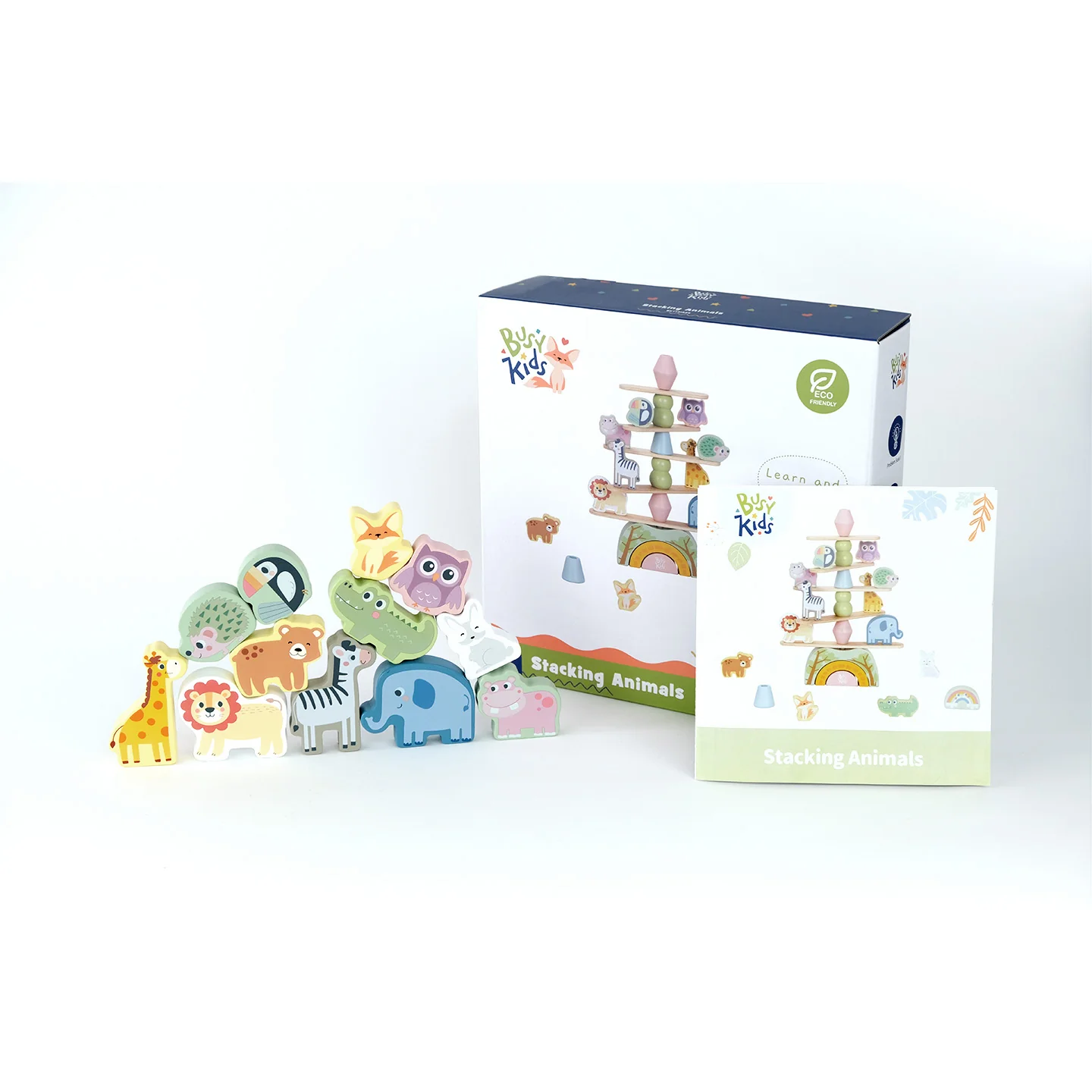 Gioco di impilamento di animali BusyKids