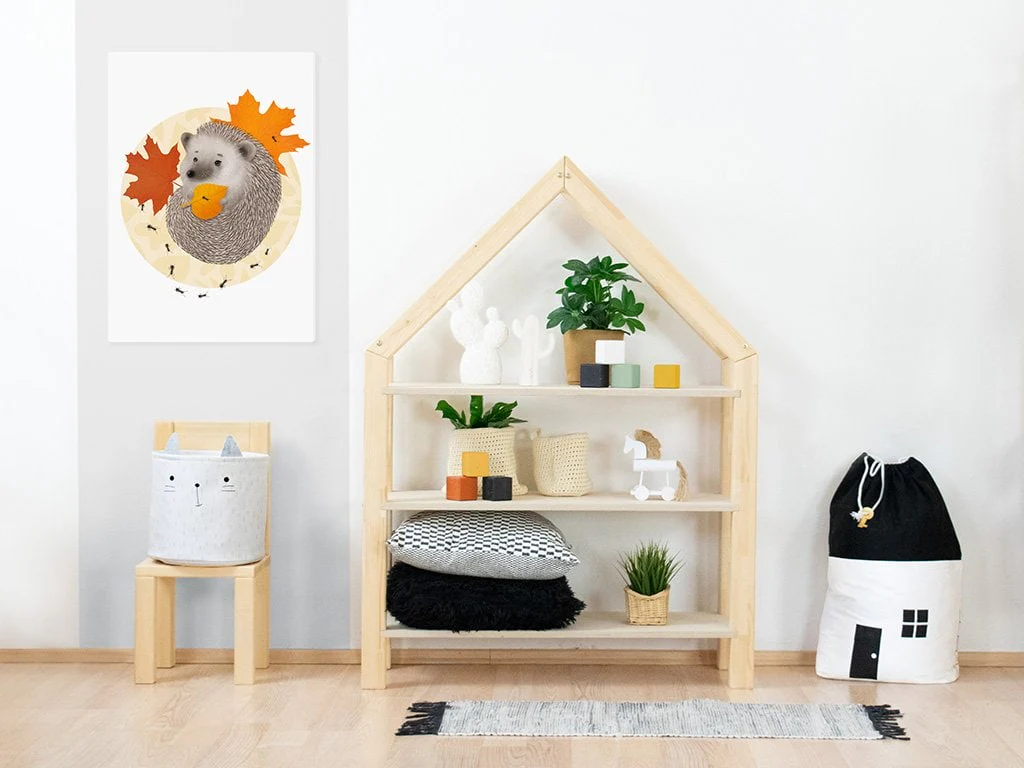 BusyKids Quadro su tela HEDGEHOG per la cameretta dei bambini